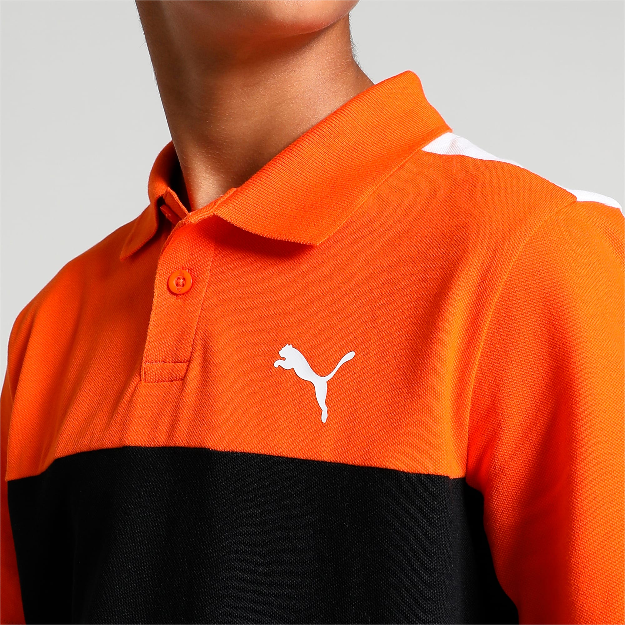 Colorblock Youth Regular Fit Polo PUMA