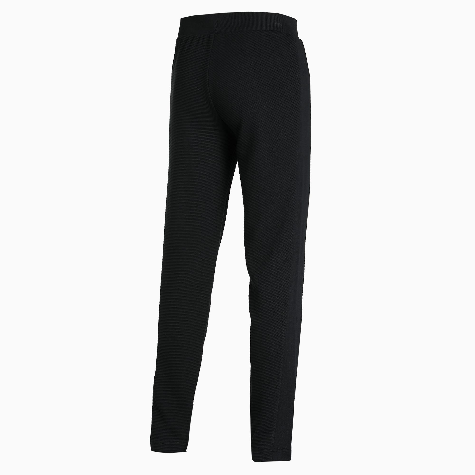 Men's PUMA Ottoman Slim Fit Sweat Pants in Black size XL, PUMA, Fort