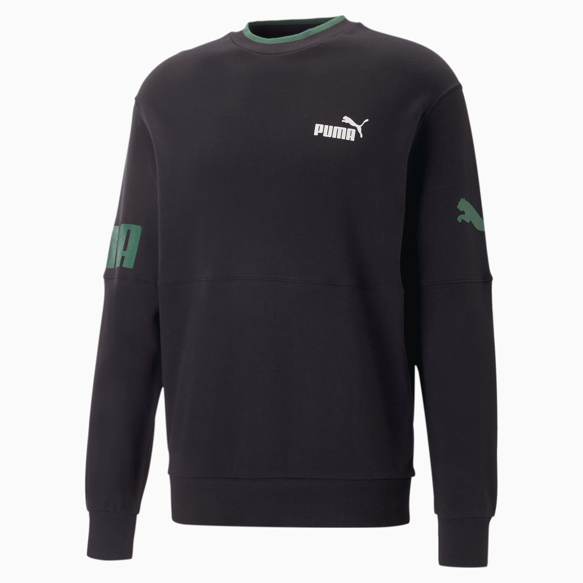 PUMA POWER Colourblock Men s Crew Neck Sweatshirt