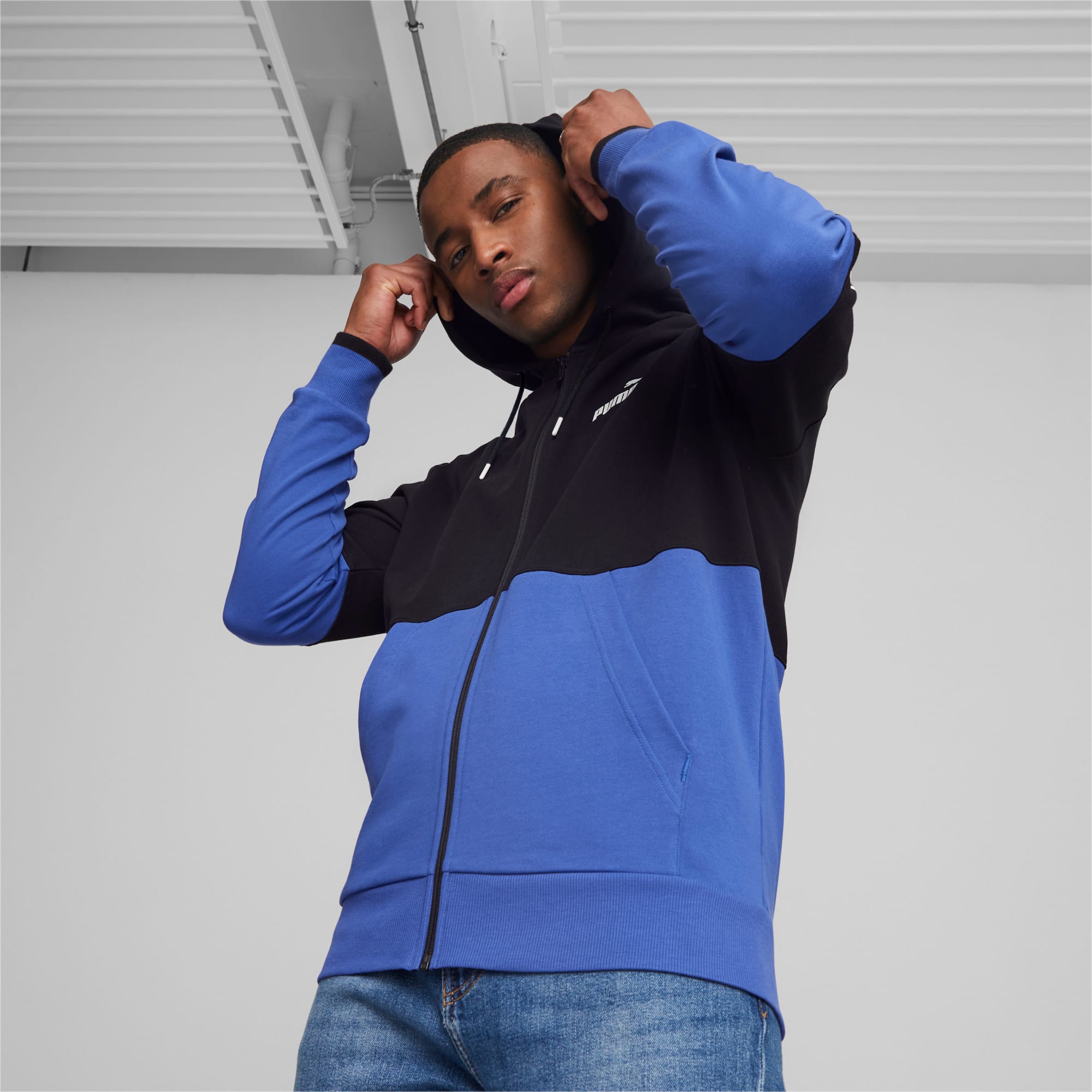PUMA POWER Men s Full Zip Hoodie