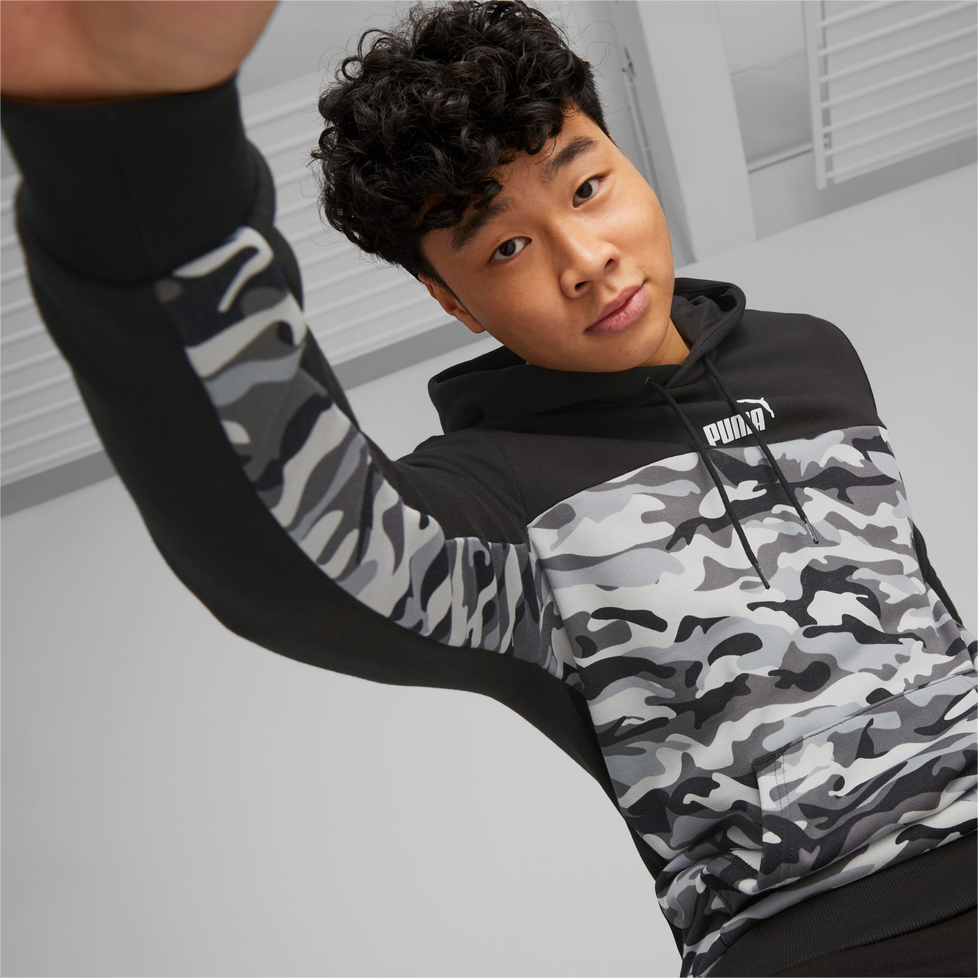 Sweat à capuche camouflage deals