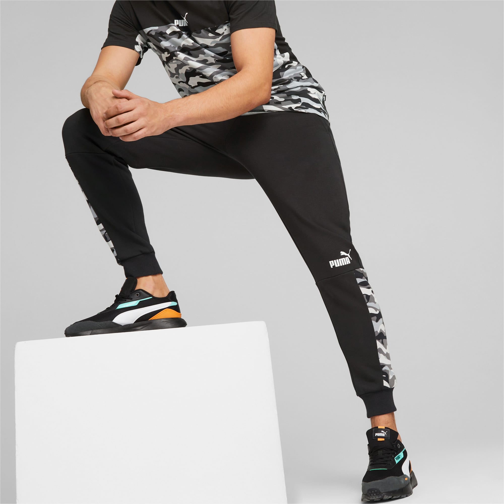 puma camo track pants