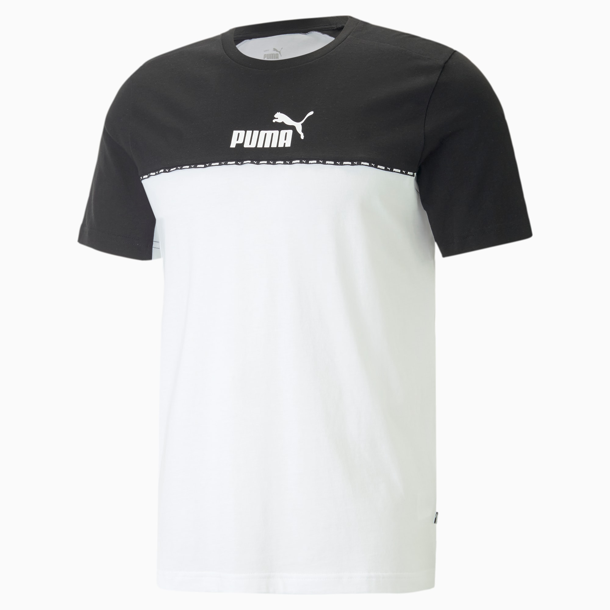 Essentials Block Tape Tee Men PUMA
