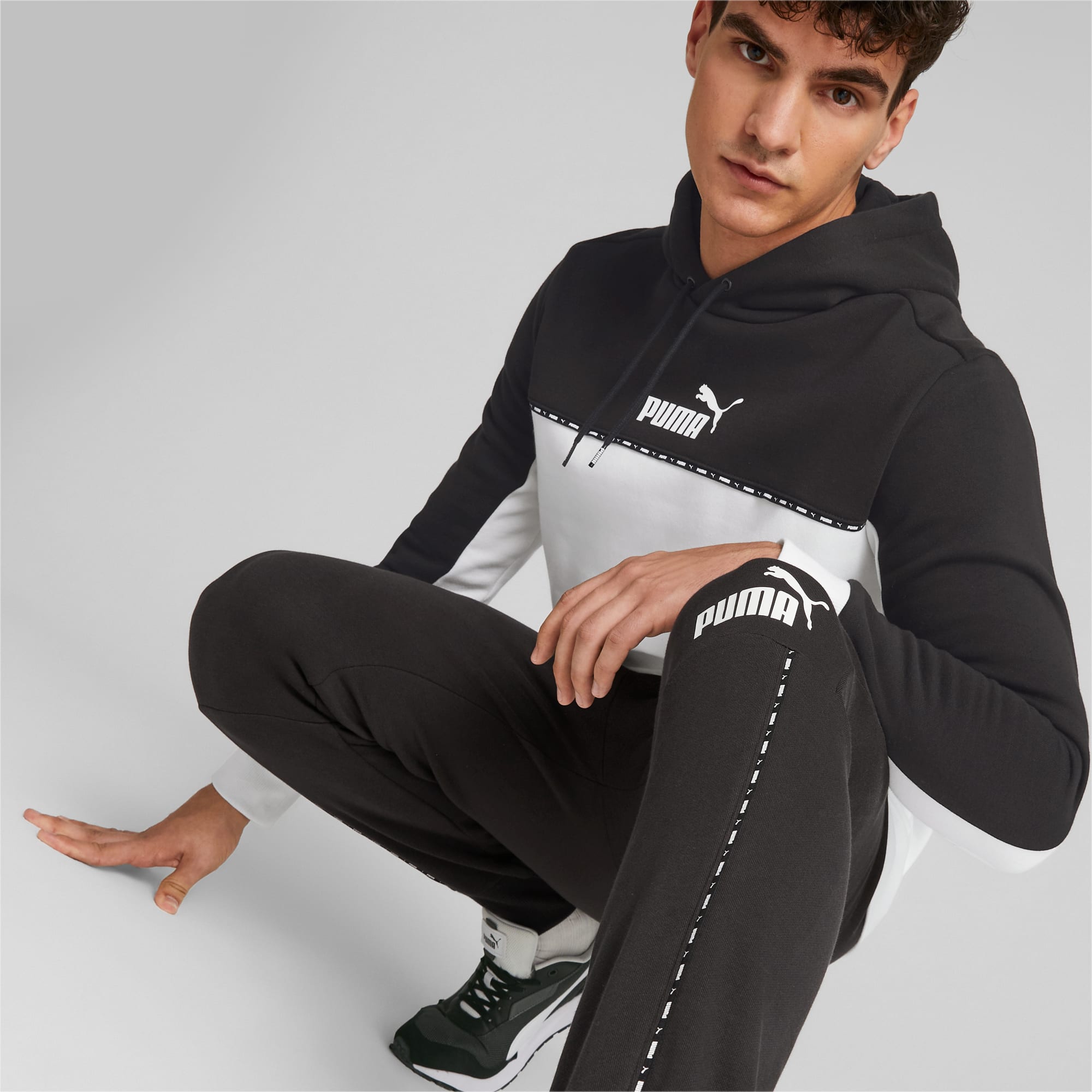 Puma tape joggers deals
