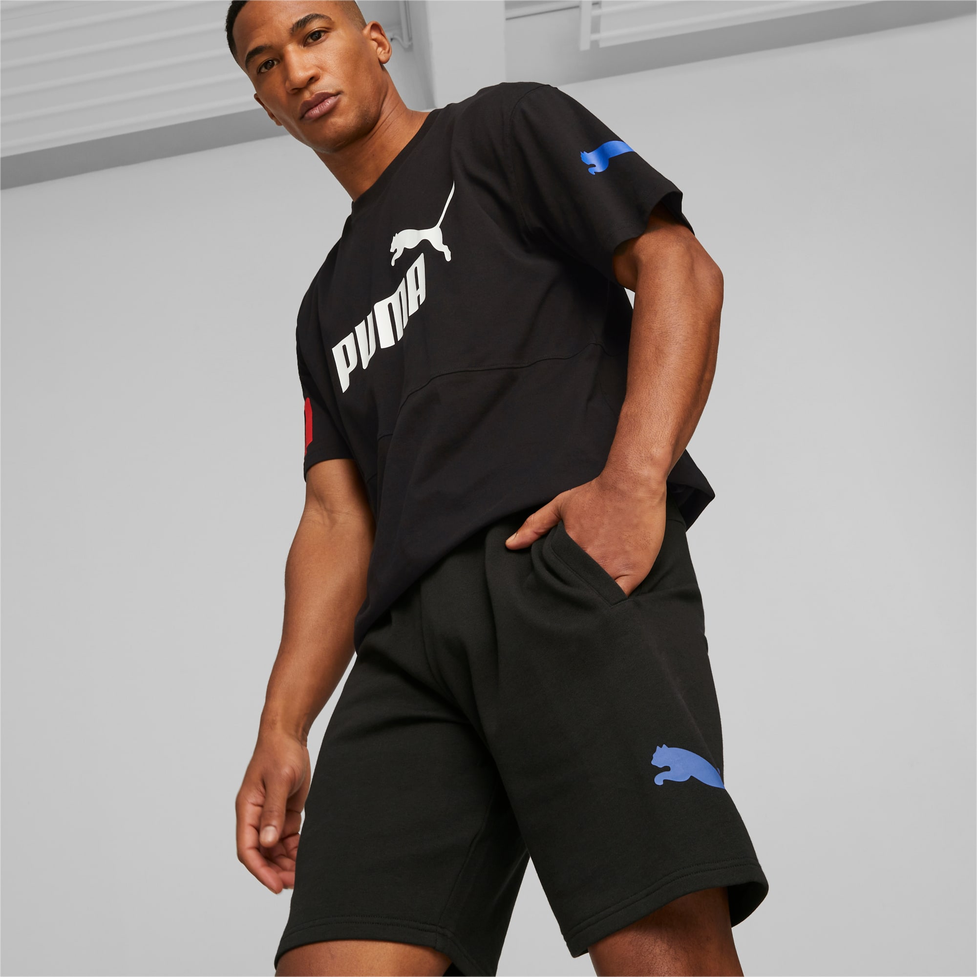 Puma short set discount men's