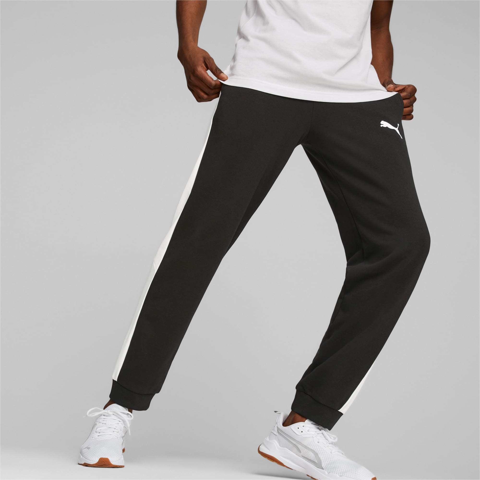 Men puma sweatpants hot sale