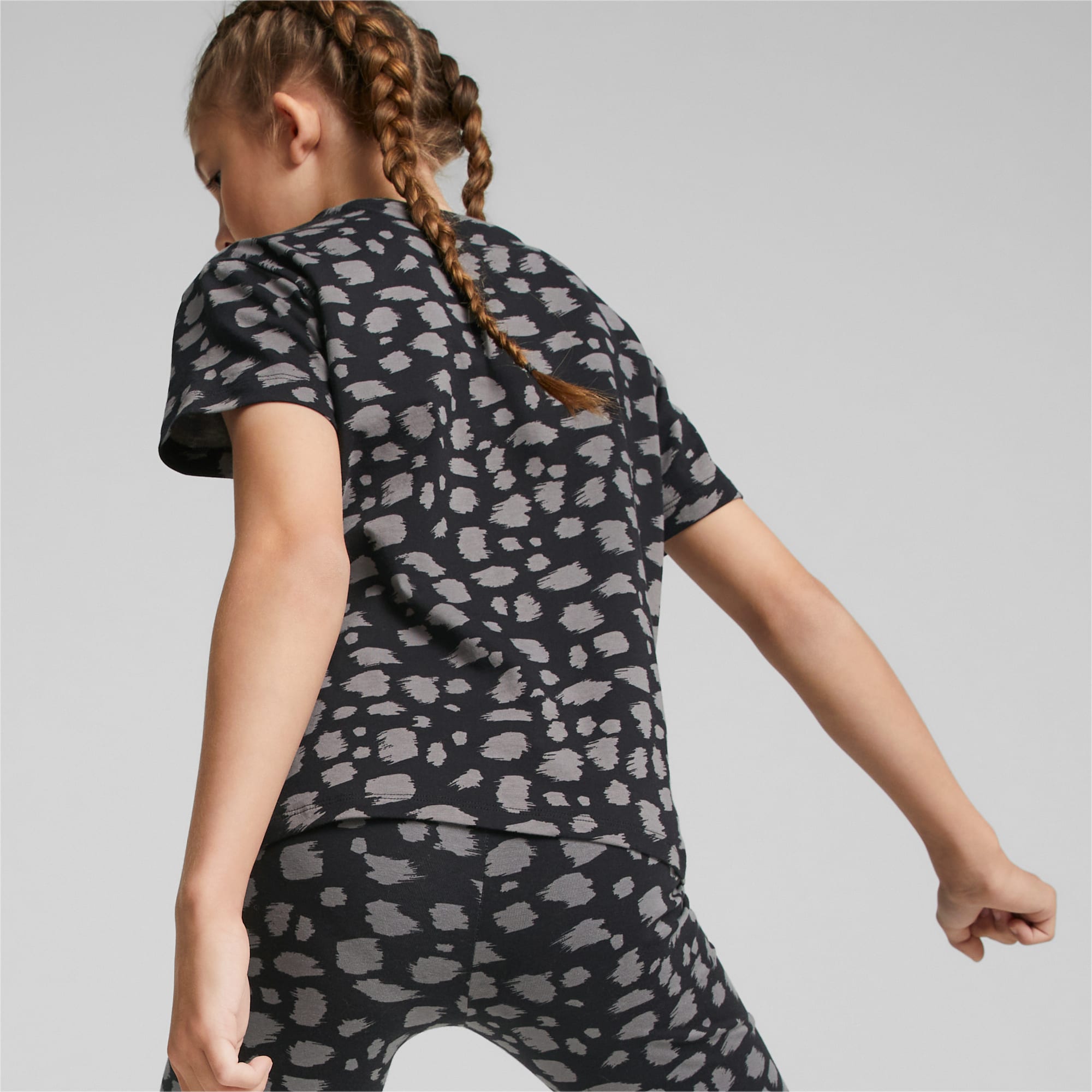 Animal Printed | Knotted Youth Essentials+ | PUMA Tee