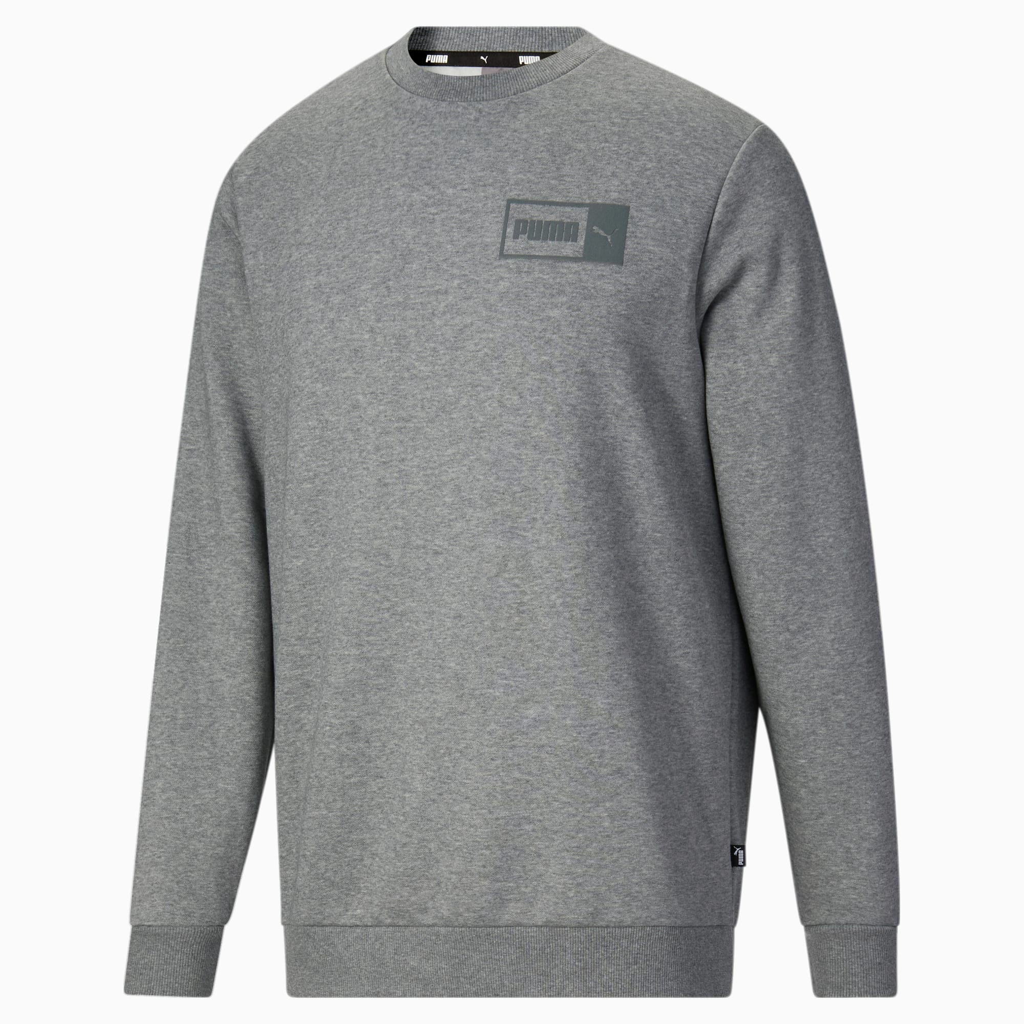 PUMA Men's Classics T7 Logo Crew Sweatshirt French Terry, F Black, S :  : Clothing, Shoes & Accessories