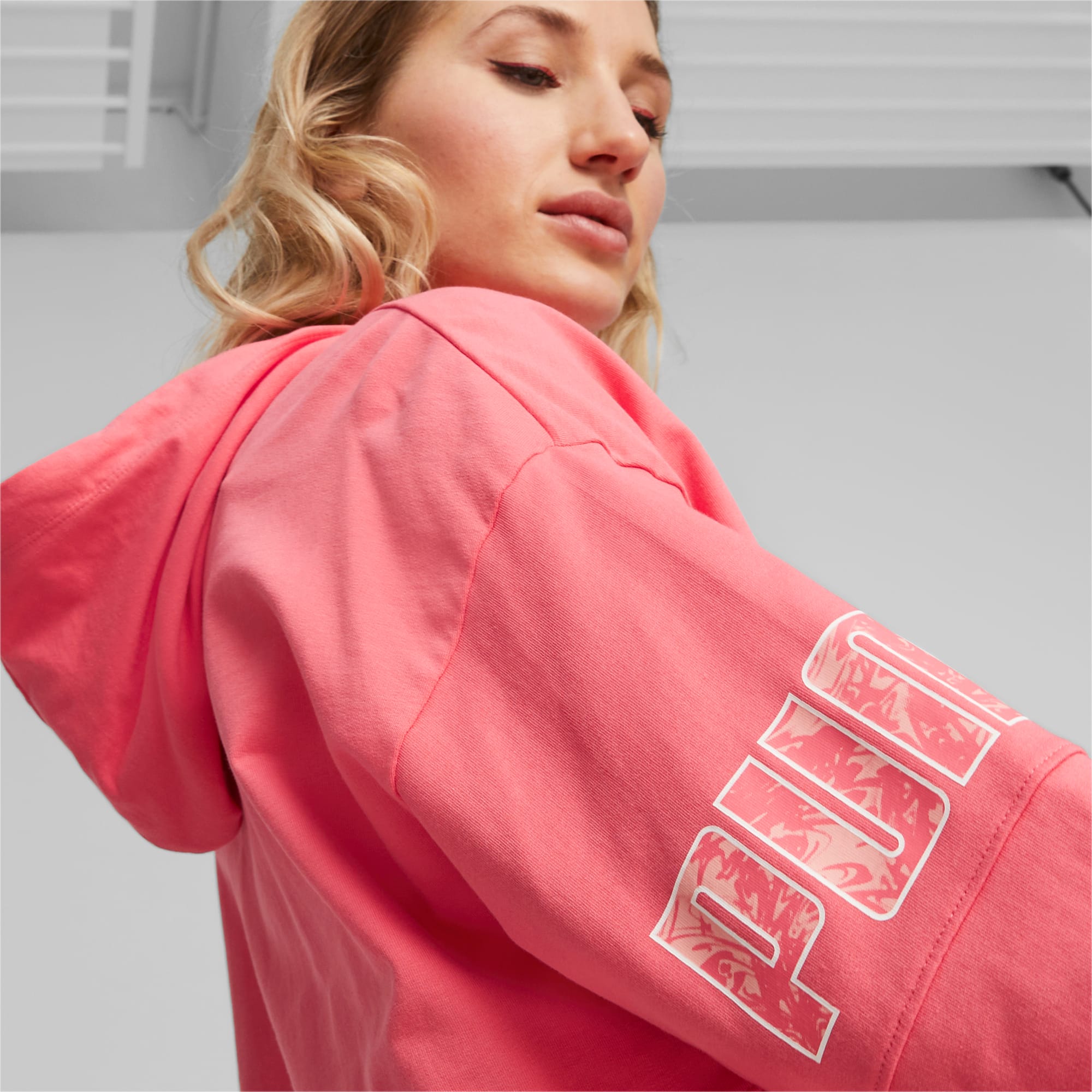 Sudadera Mujer Puma Power Rosa