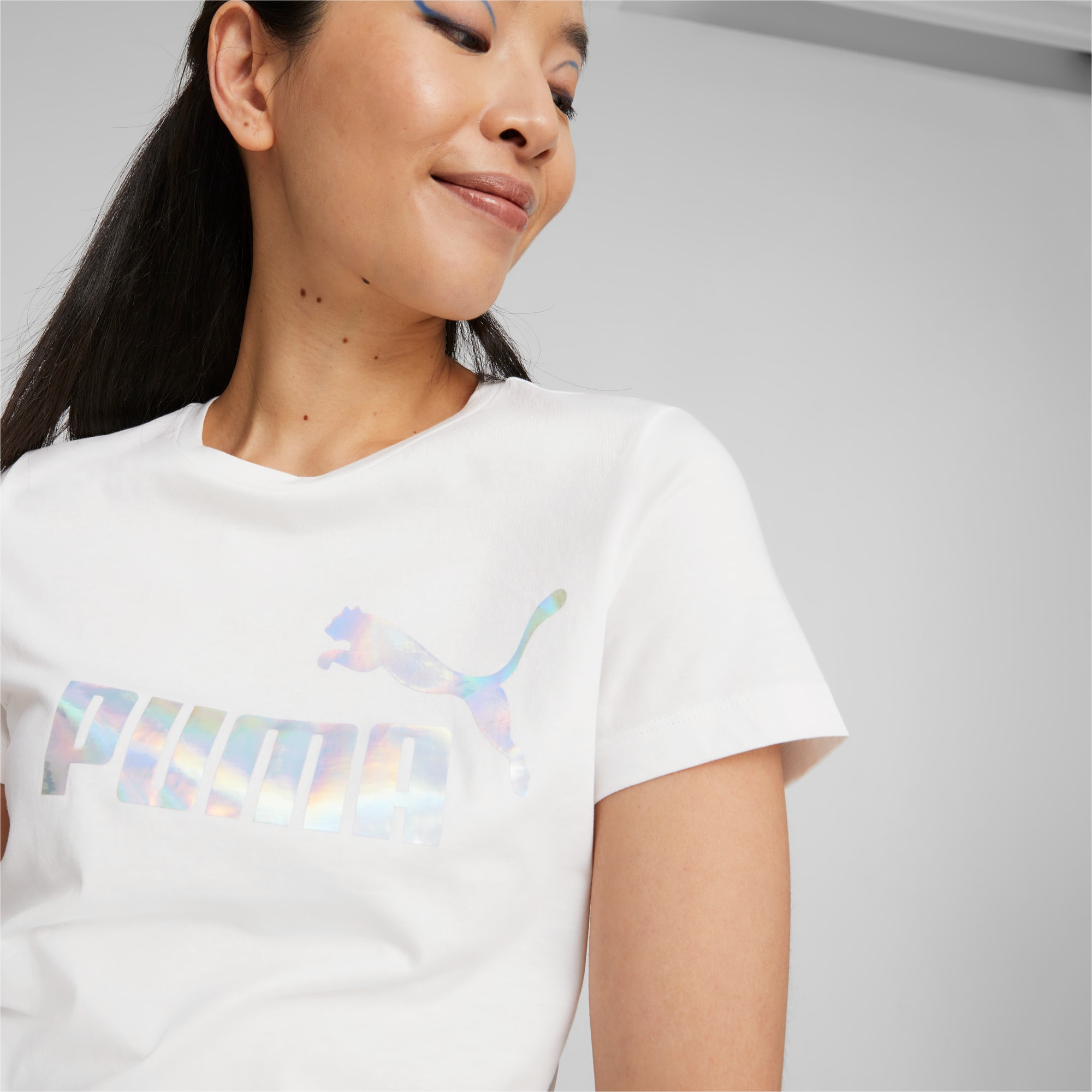 Essentials+ NOVASHINE Tee Women, PUMA White, large-SEA