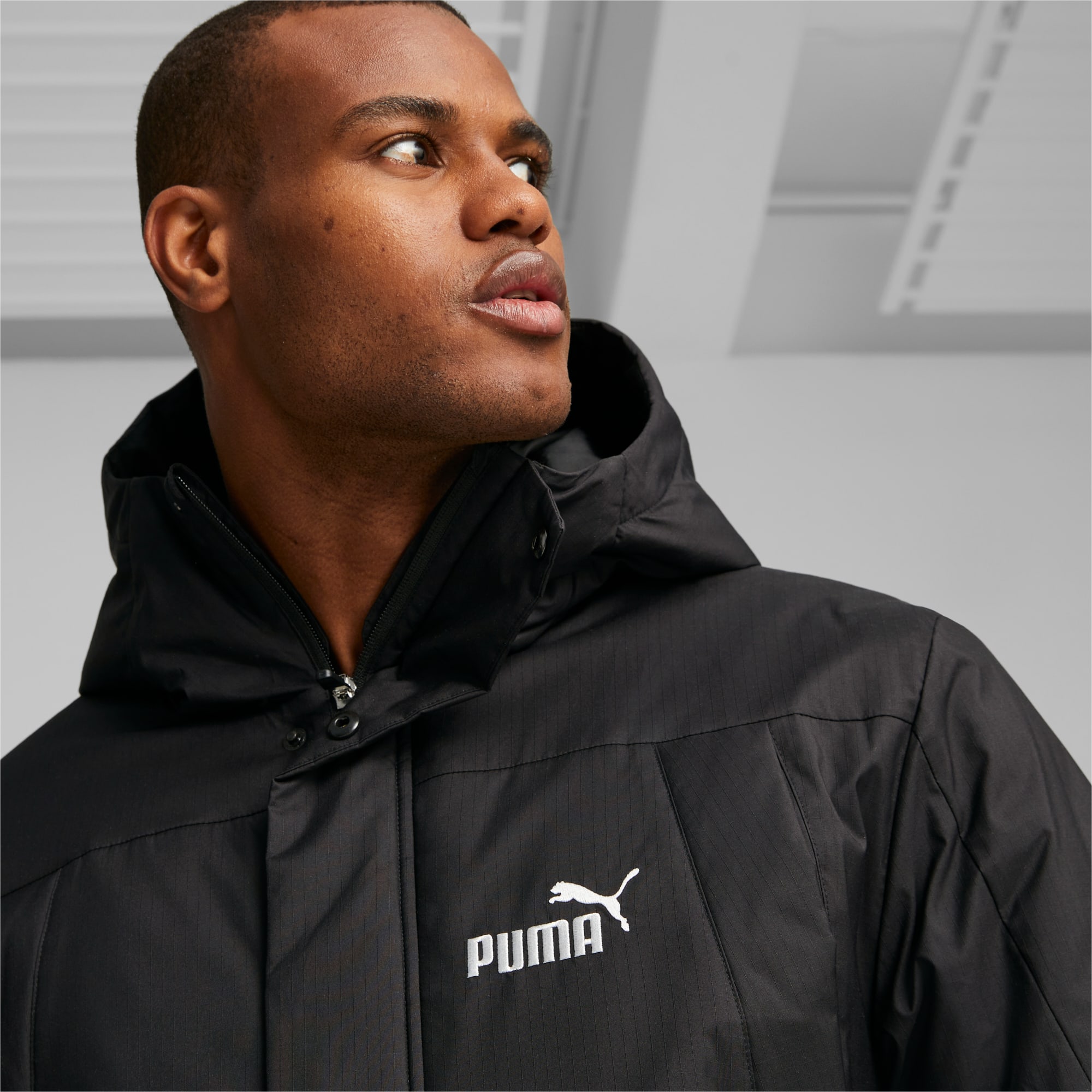 Men s Hooded Padded Parka PUMA