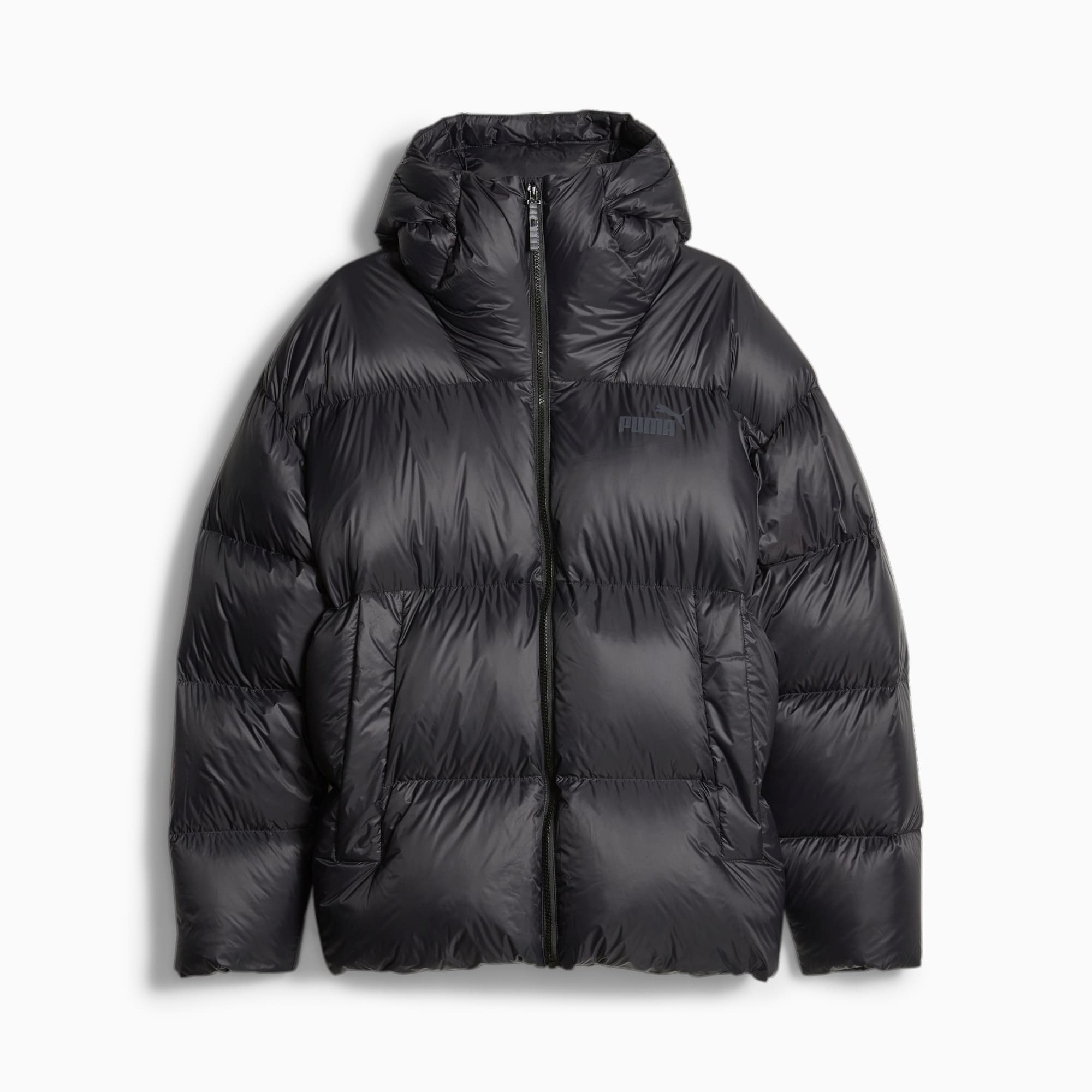Puma black puffer jacket online