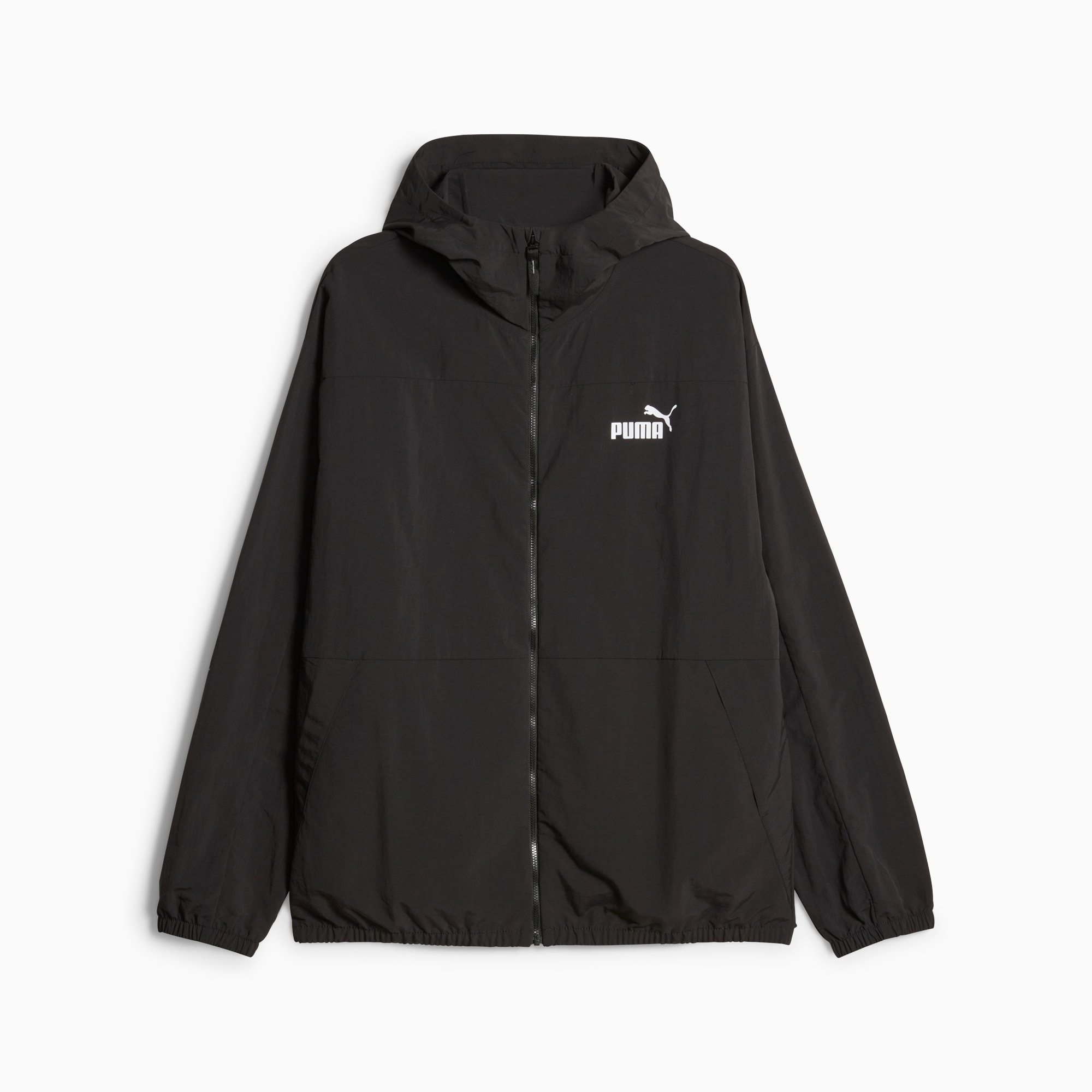 Hooded windbreaker jacket sales