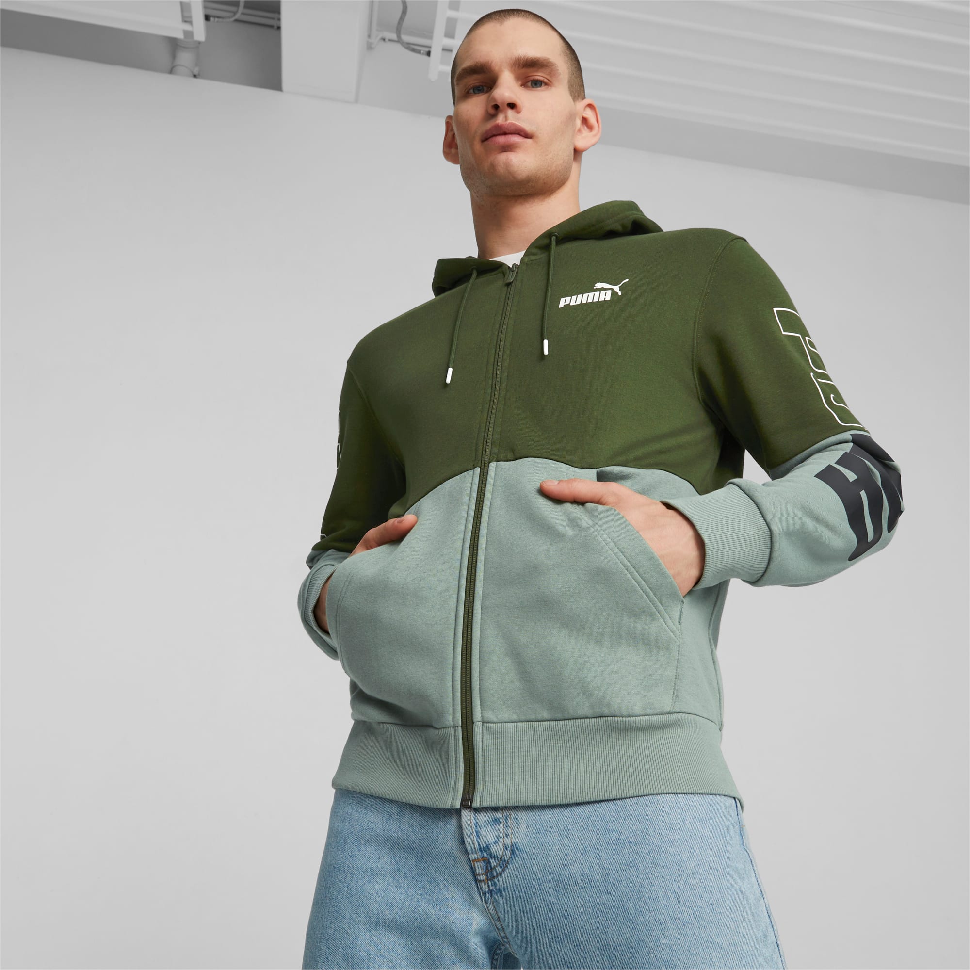 PUMA POWER Full Zip Men s Hoodie