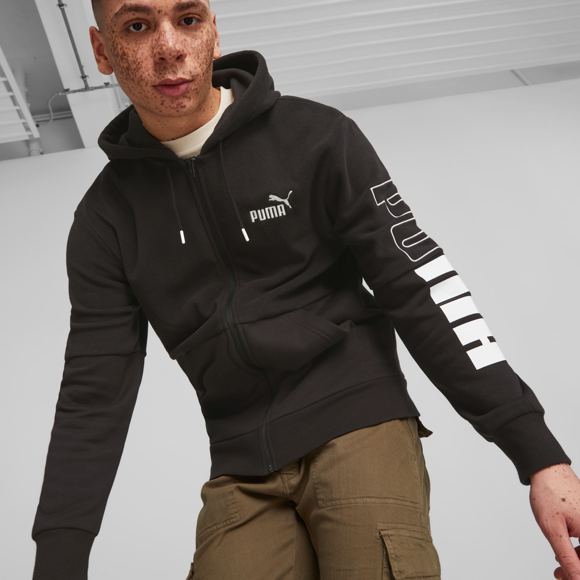 CHÁNDAL Puma POWER HOODIE TR HOMBRE