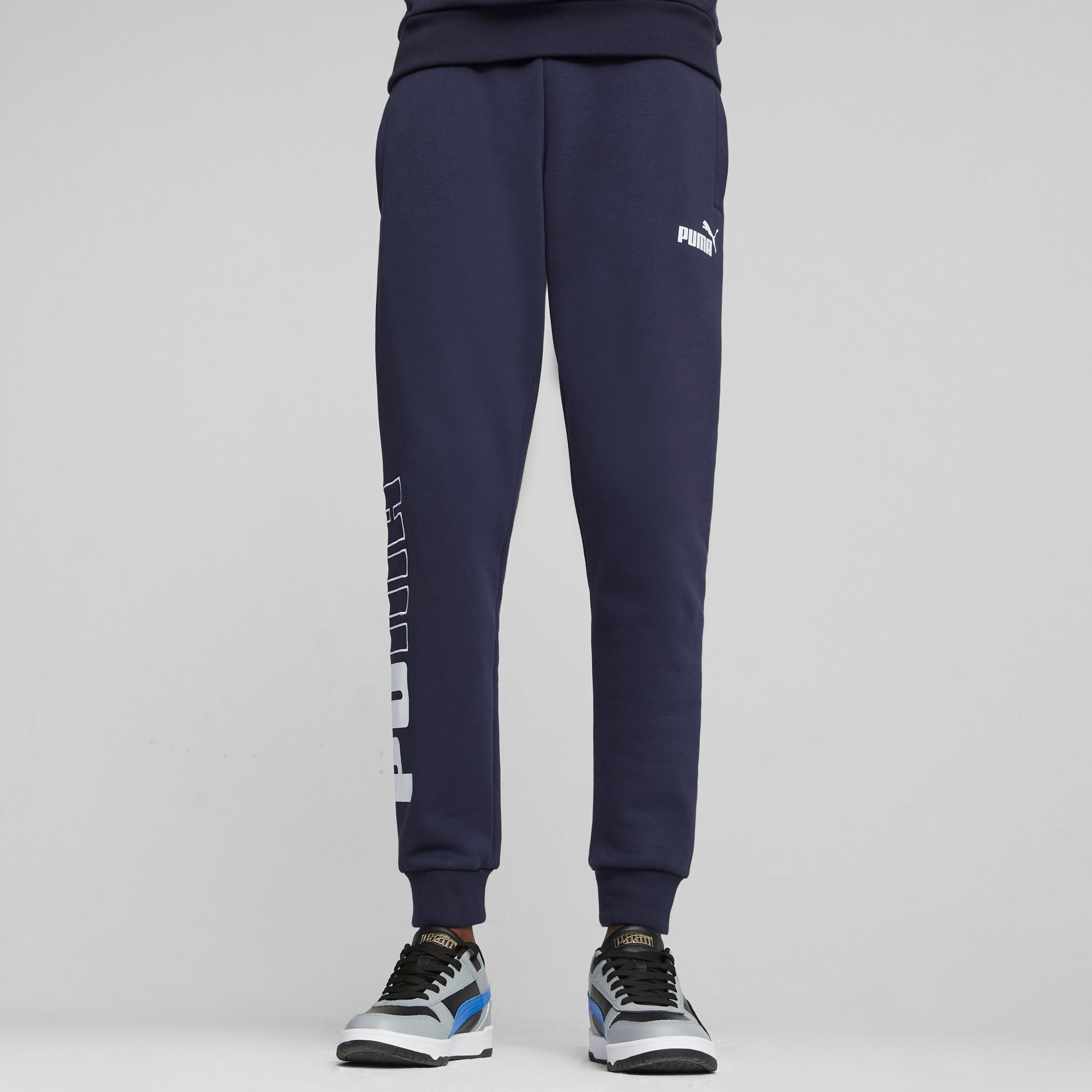 PUMA FIGC Casuals Sweat Pants Chándal, Hombre, Peacoat Team Gold