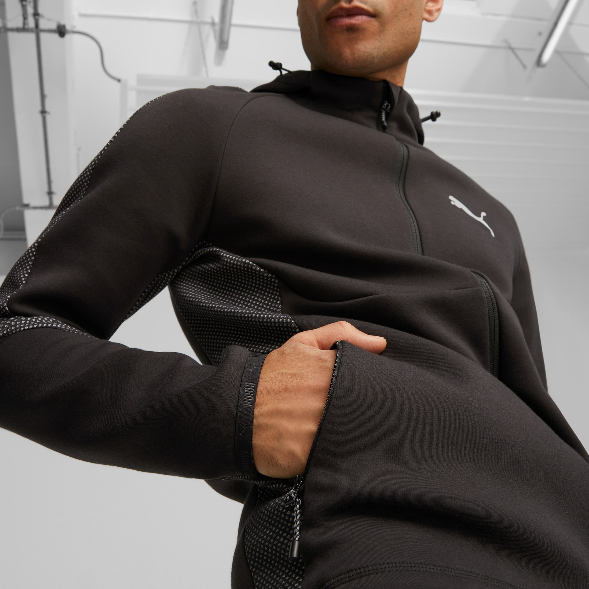 EVOSTRIPE Full Zip Men s Hoodie