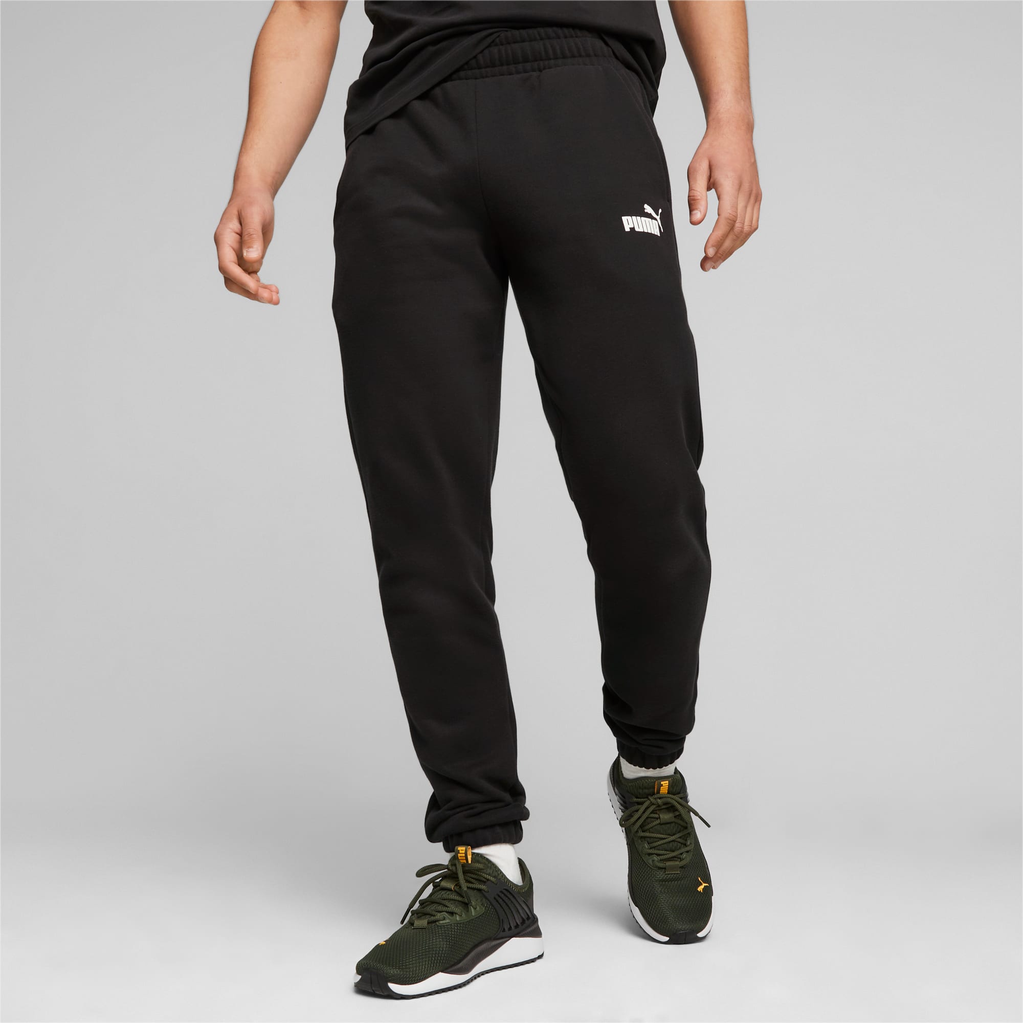 ESS+ Men's Sweatpants | PUMA Black | PUMA Men | PUMA