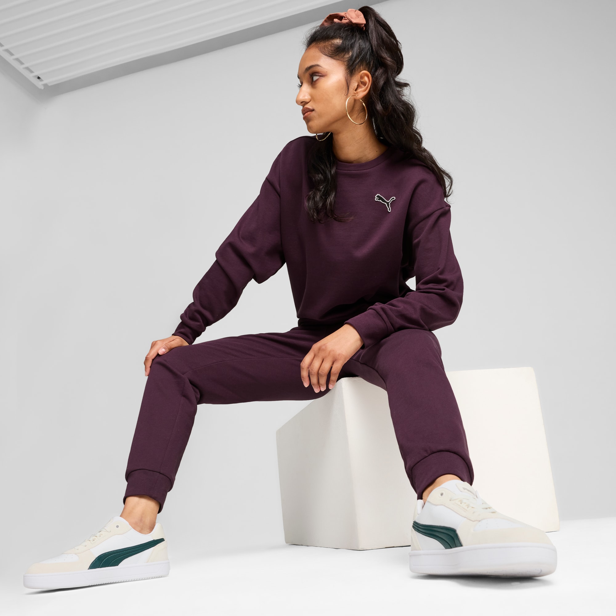 Better Essentials Women s Sweatpants Midnight Plum PUMA Shop All Puma PUMA