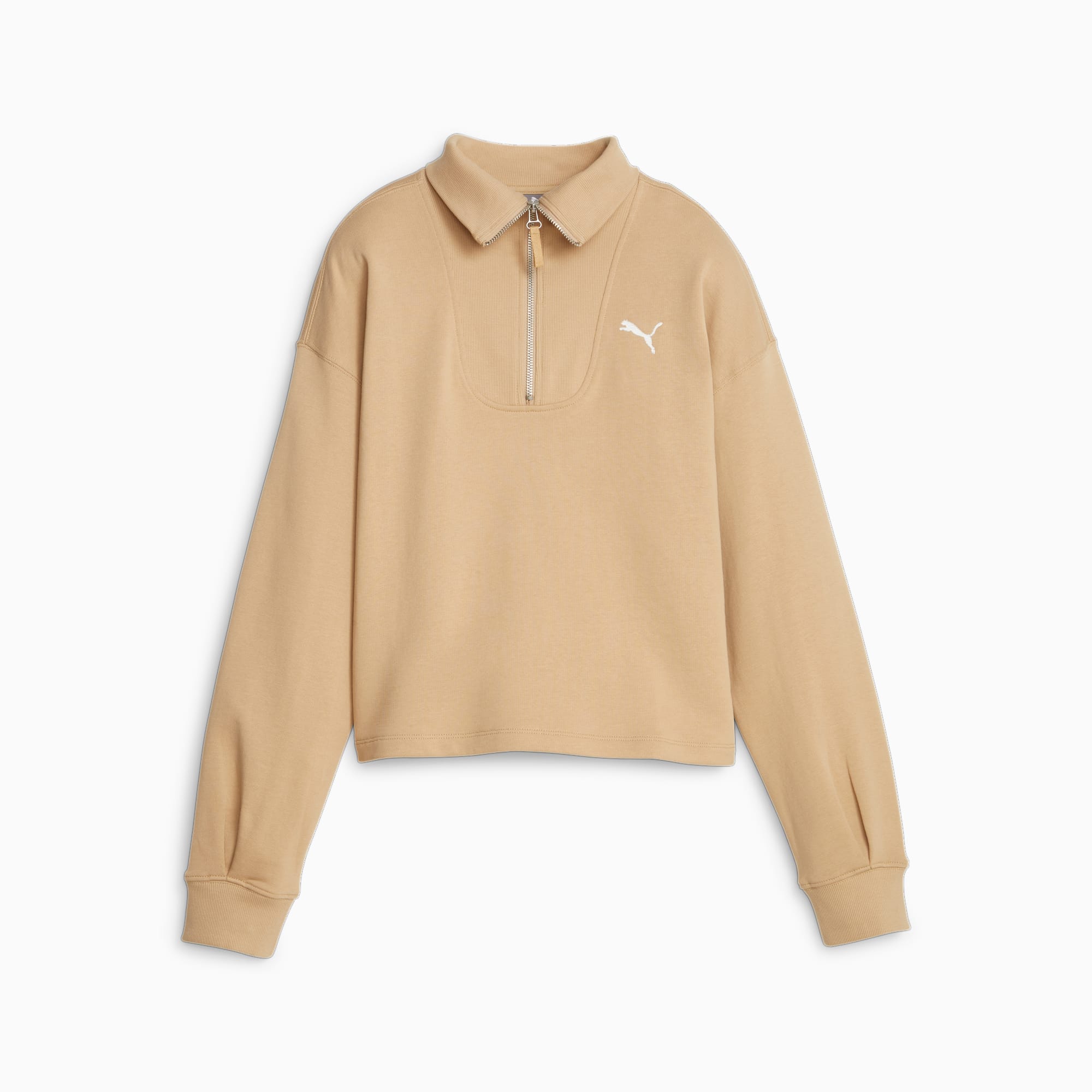 HER Women s High Neck Half Zip Sweatshirt