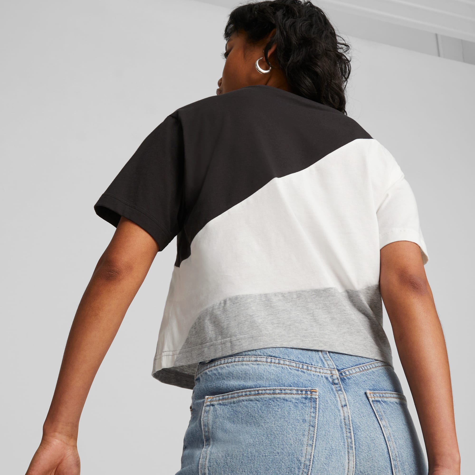Puma revolt cropped tee sales