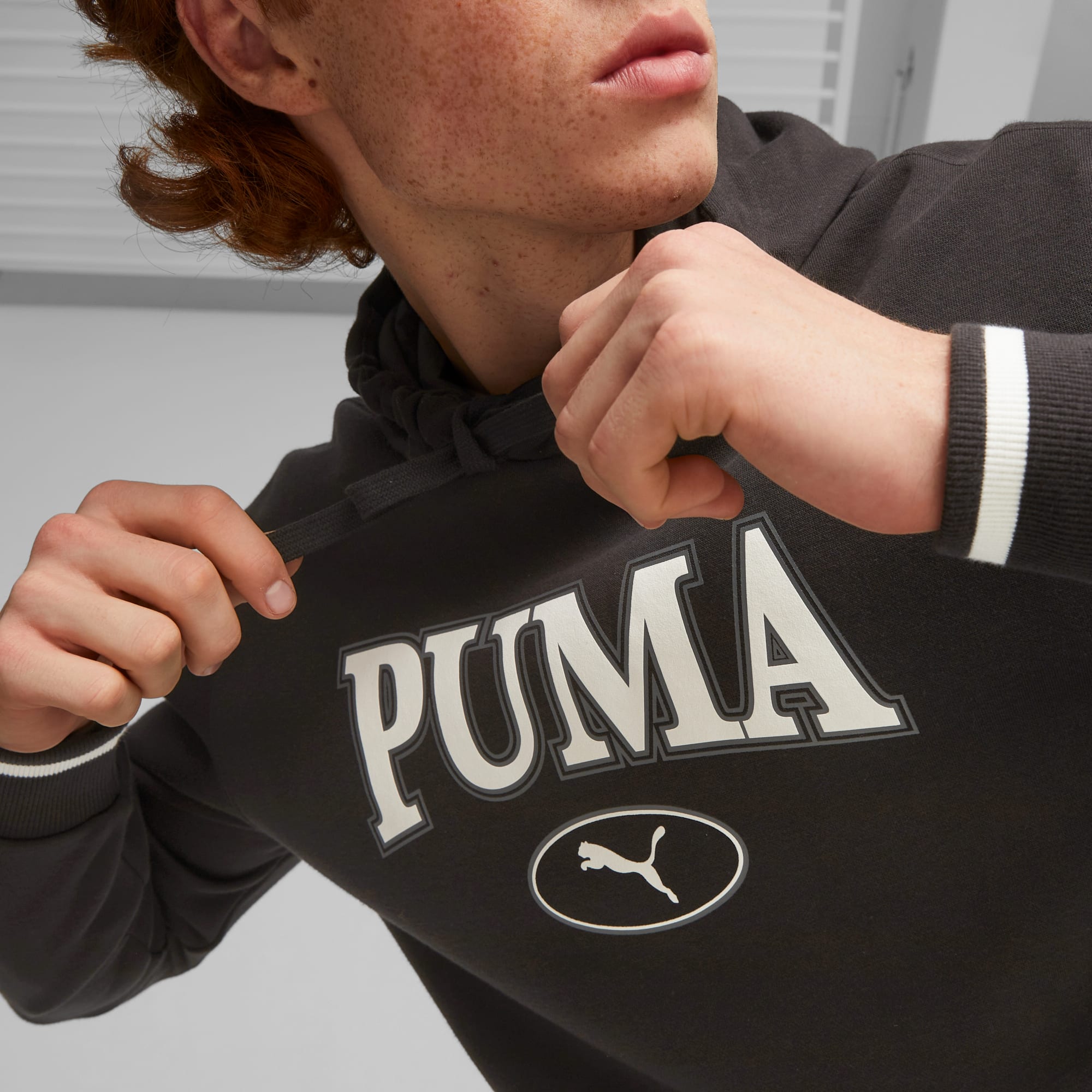 Puma Men's Squad Hoodie - Black - Small