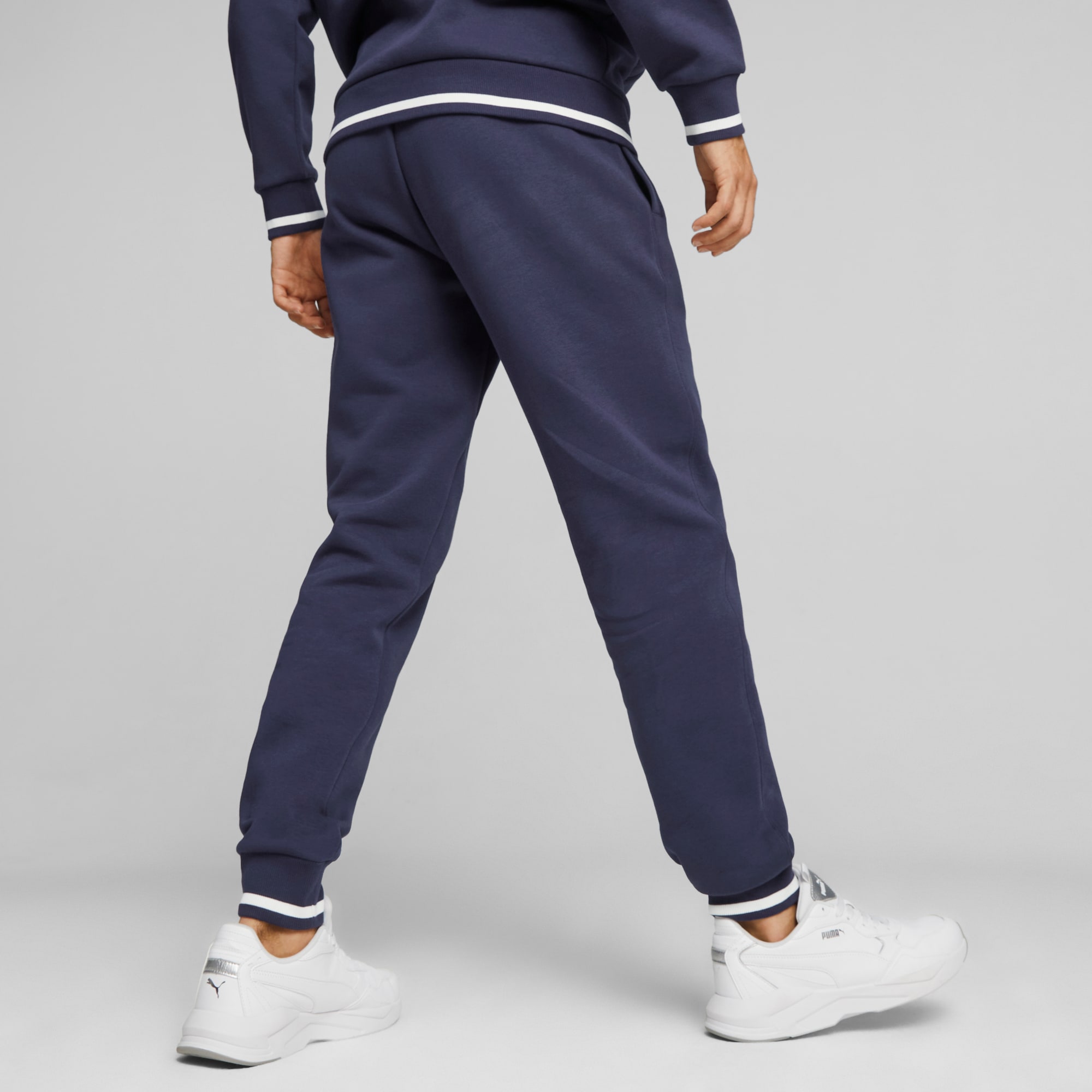 Navy blue outlet puma sweatpants