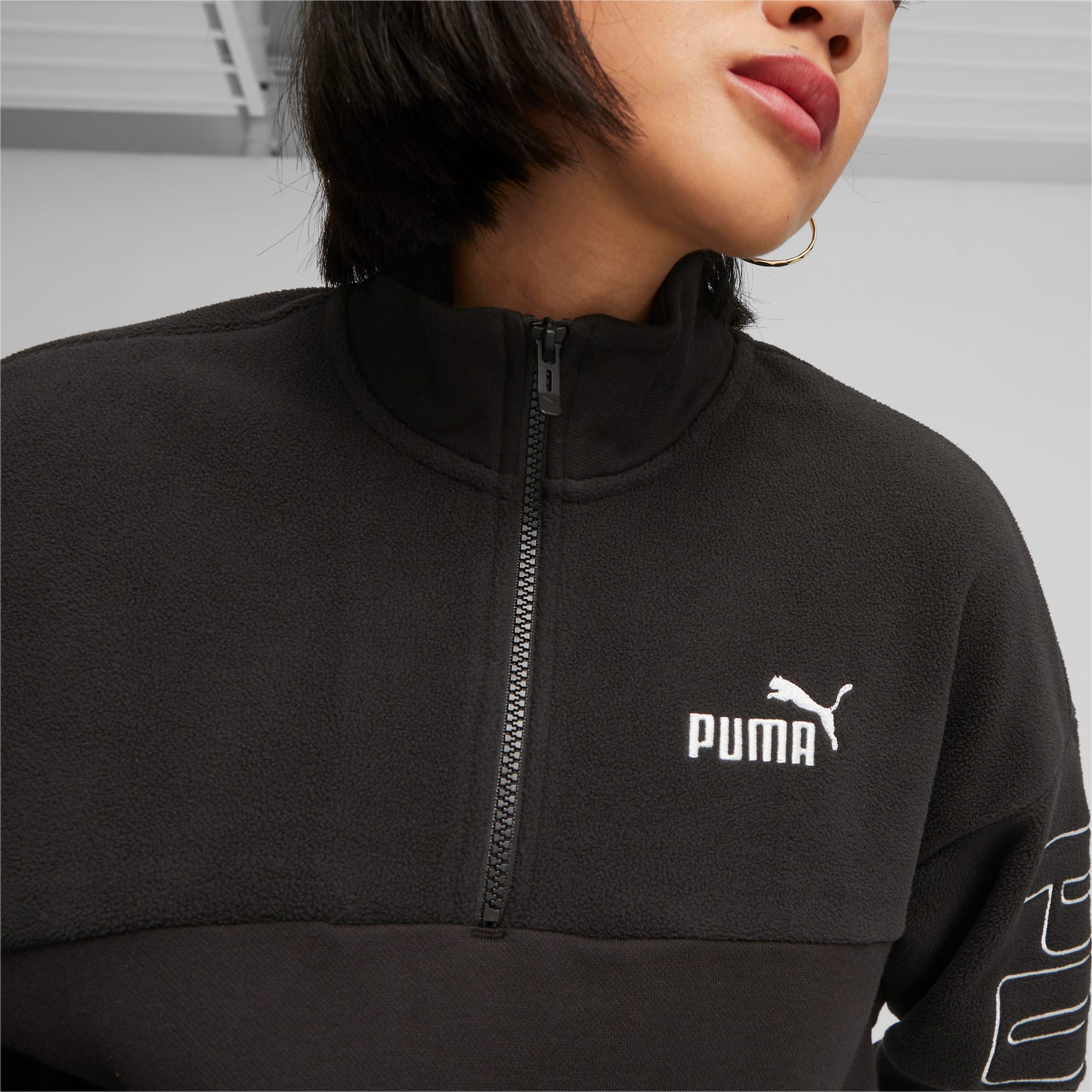 Puma Power Colorblock Hoodie In Myrtle