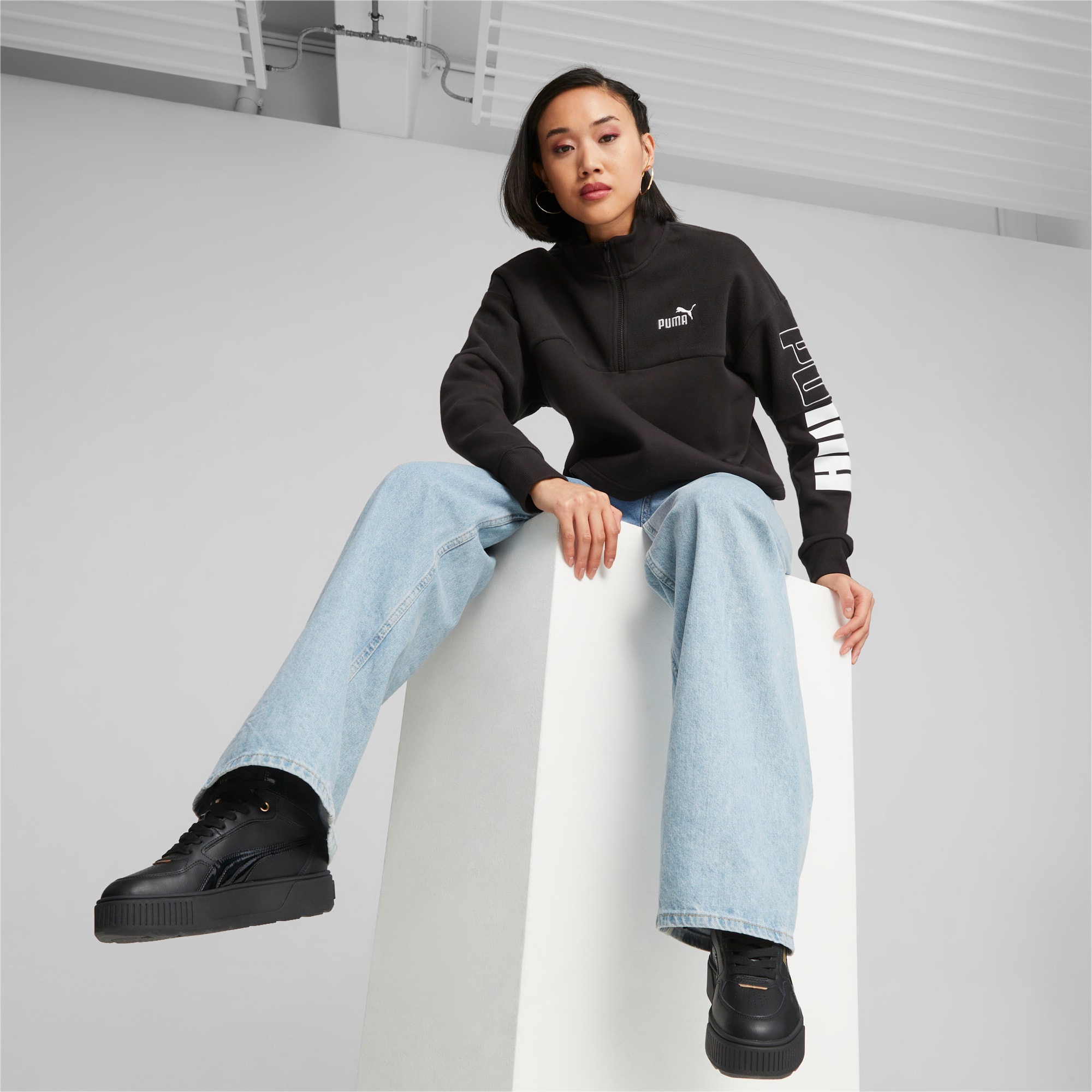Puma tape discount high neck dress