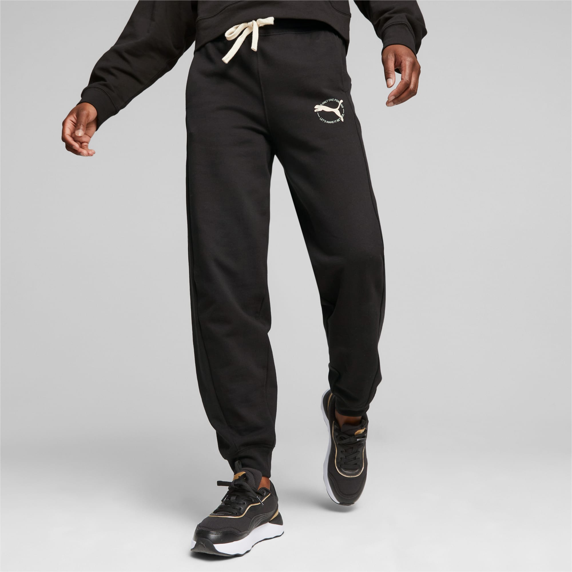 PUMA x LIBERTY Women's Sweatpants, PUMA Black, PUMA New Arrivals