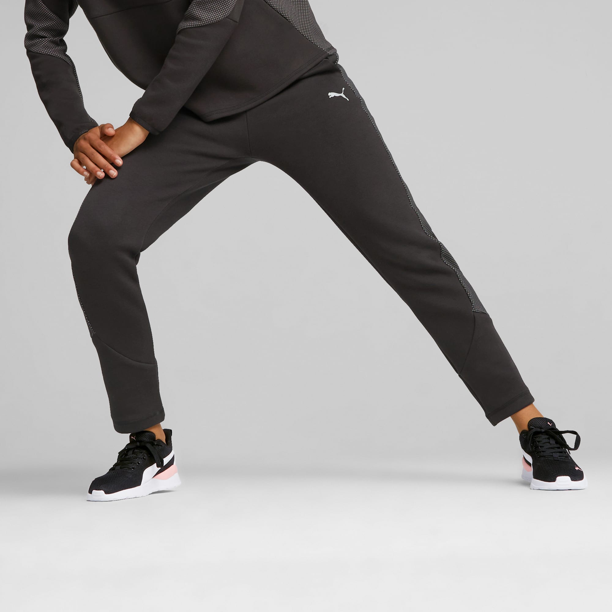 PUMA WOMEN'S EVOSTRIPE HIGH-WAIST BLACK TIGHTS – INSPORT