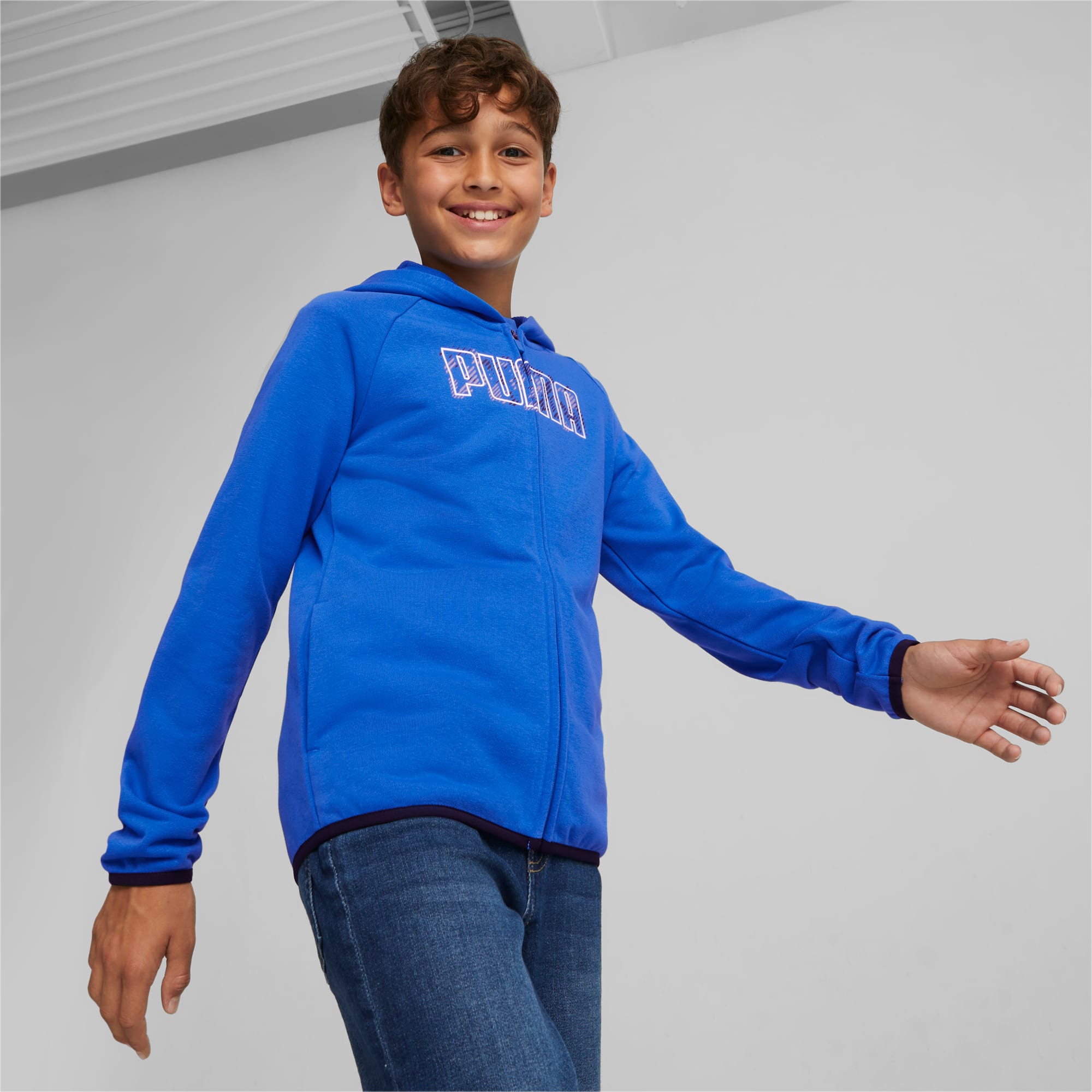 Active Sports Full Zip Hoodie Boys 8 16 years