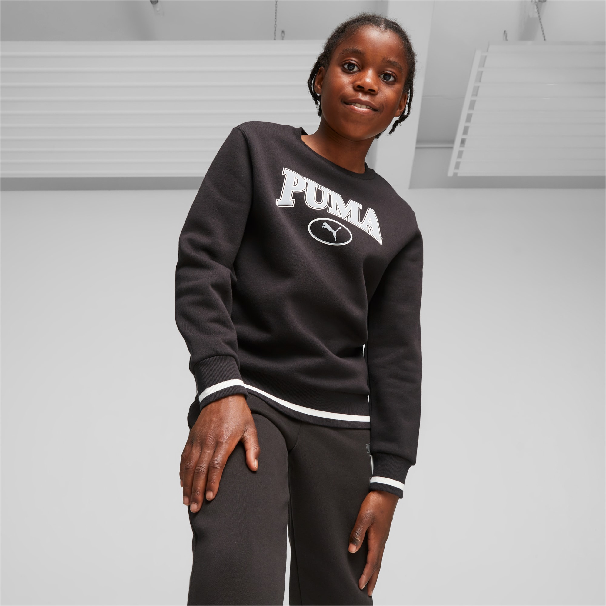 Camiseta Puma Squad Graphic Mujer Light Gray Heather - Fútbol Emotion