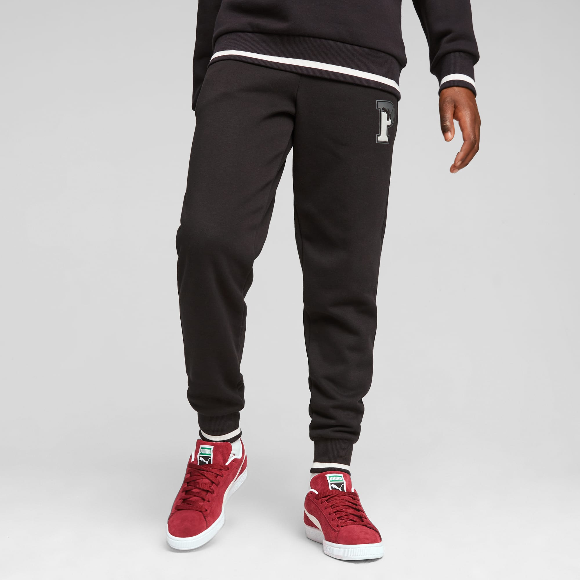 Pantalon de surv tement en polaire PUMA SQUAD Enfant et Adolescent
