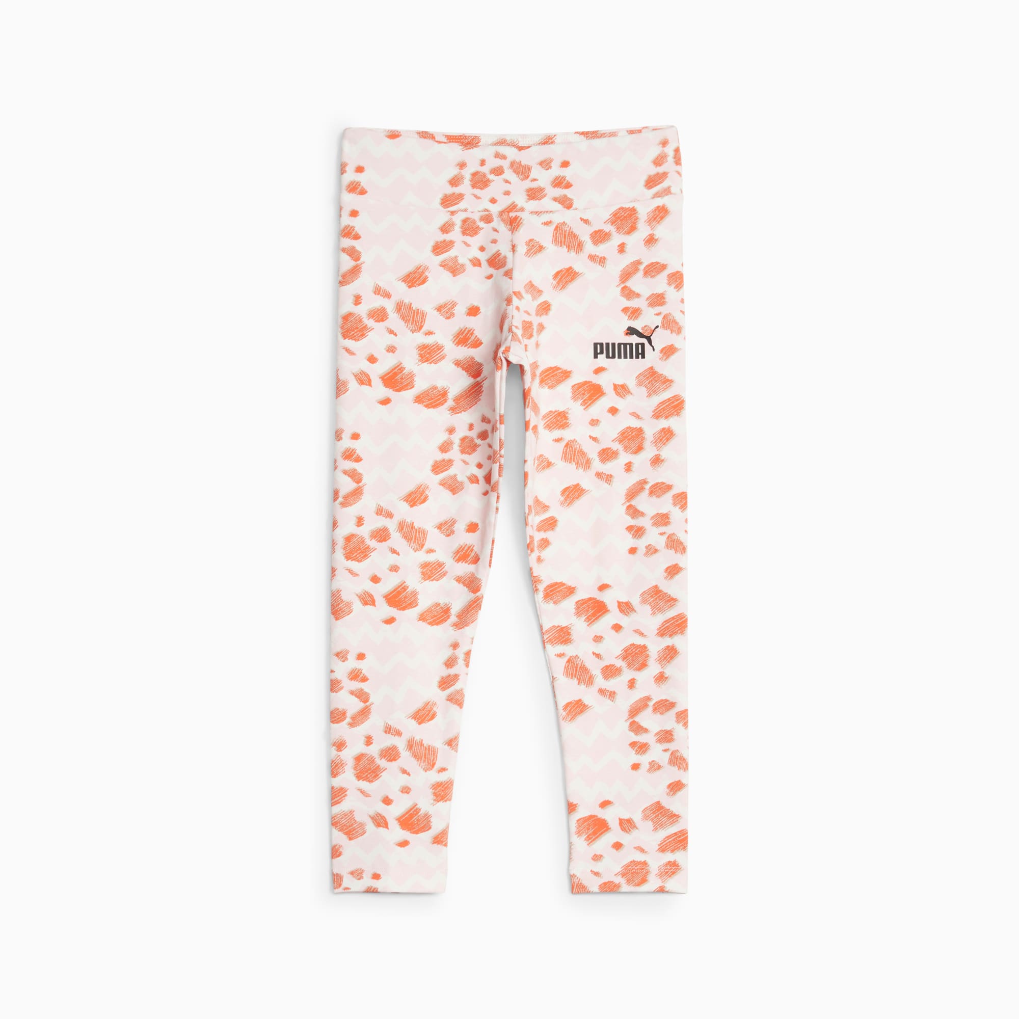 Essentials+ ANIMAL Printed Leggings Youth, Beige, Puma