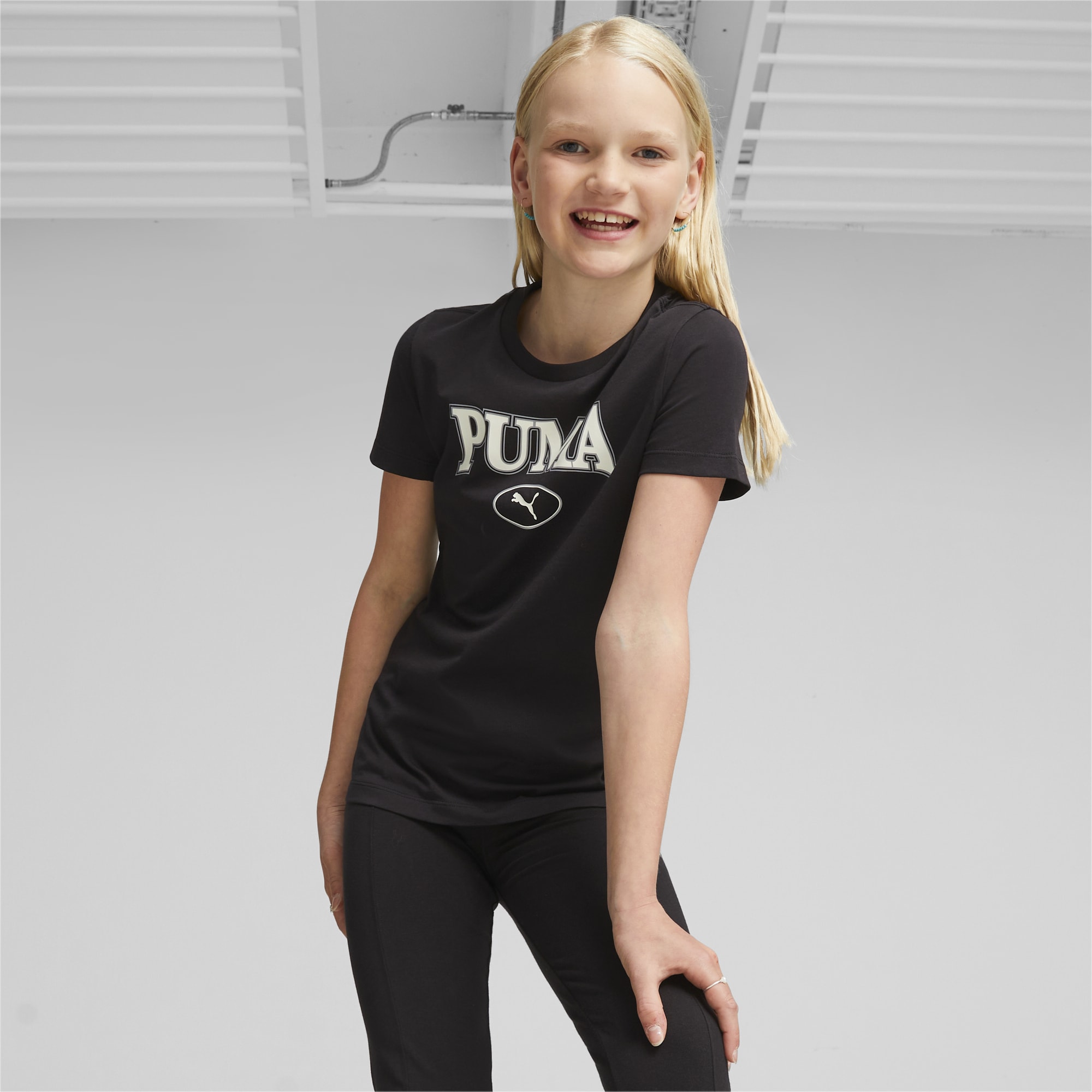 PUMA SQUAD Girls\' Graphic Tee | PUMA | Sport-T-Shirts