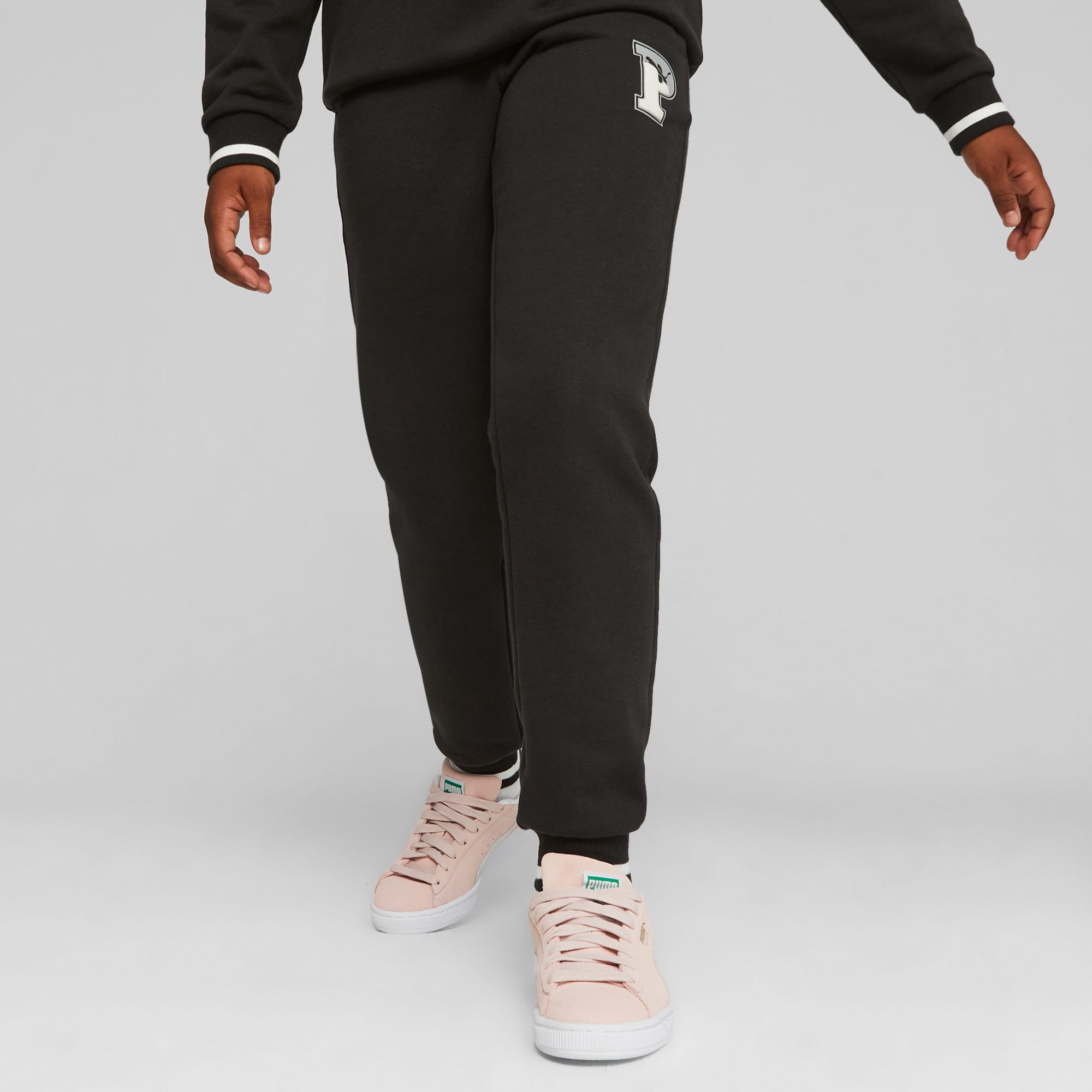 Puma black joggers store
