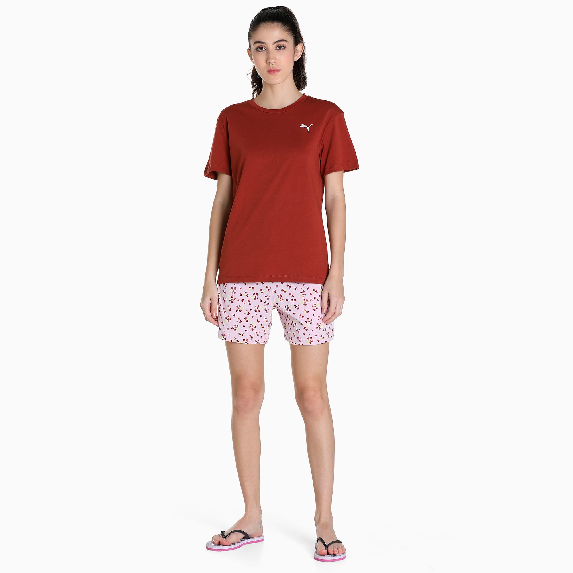 PUMA Women s T Shirt Shorts Set PUMA