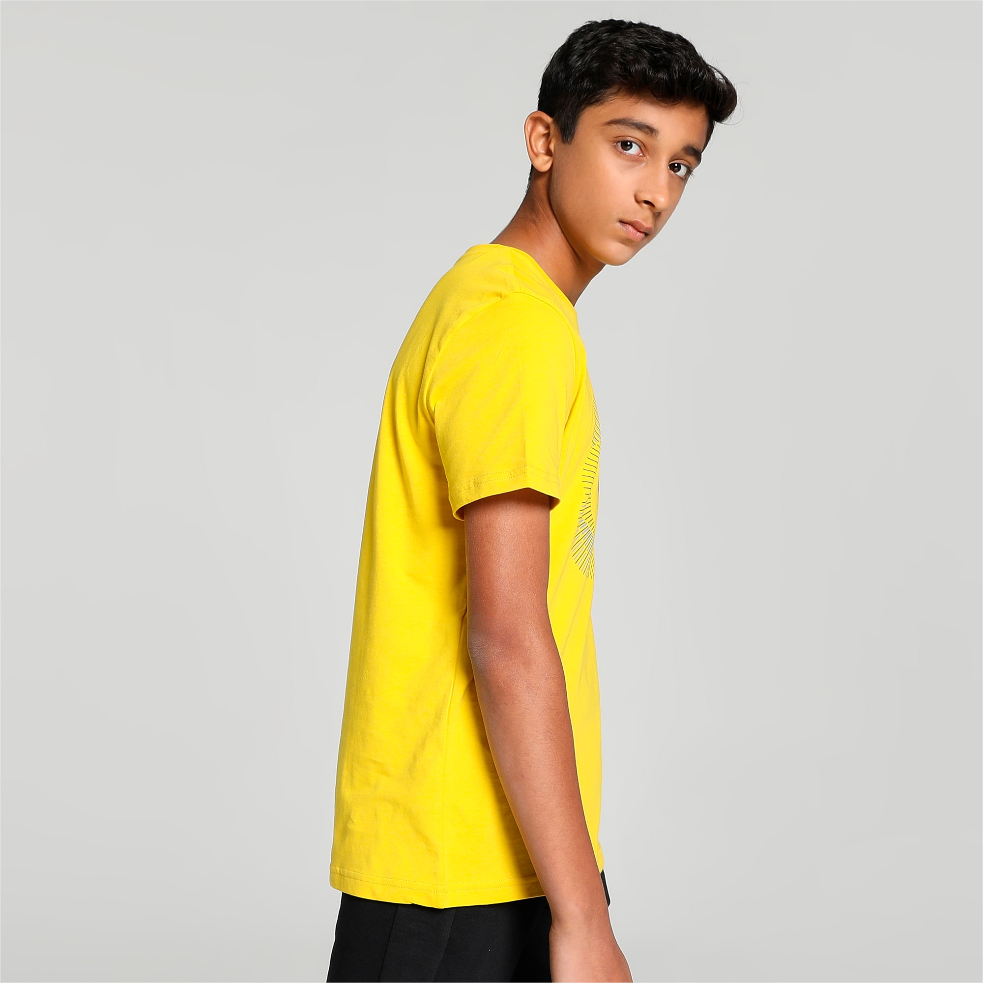 Puma one8 yellow t shirt top