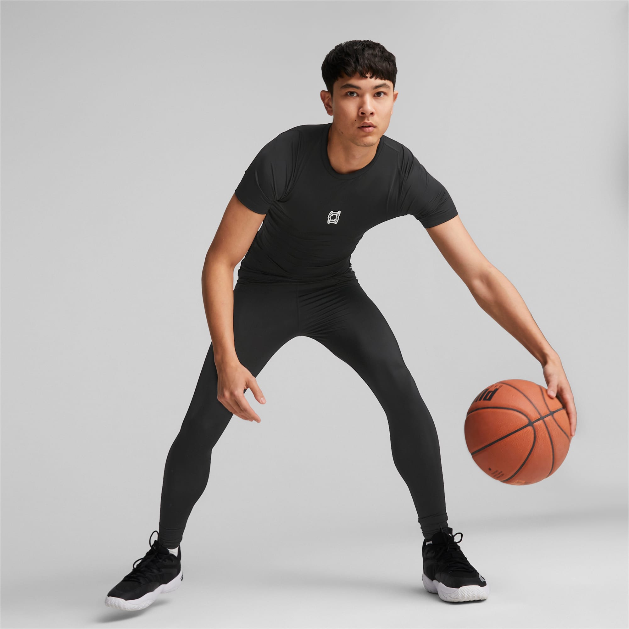 T-shirt de basketball Hoops Team Homme, PUMA Black, large