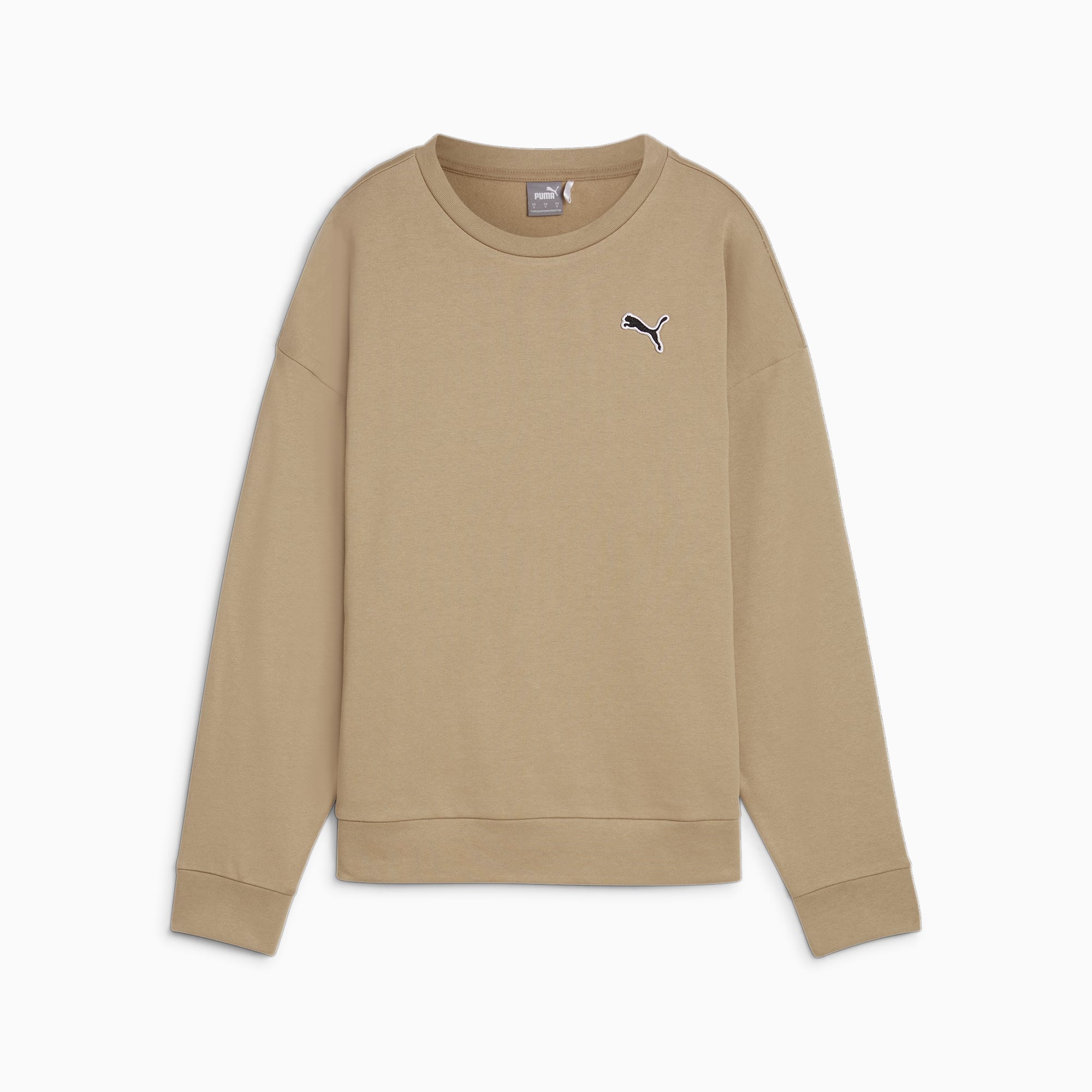 Puma velvet rib crew sweatshirt cheap