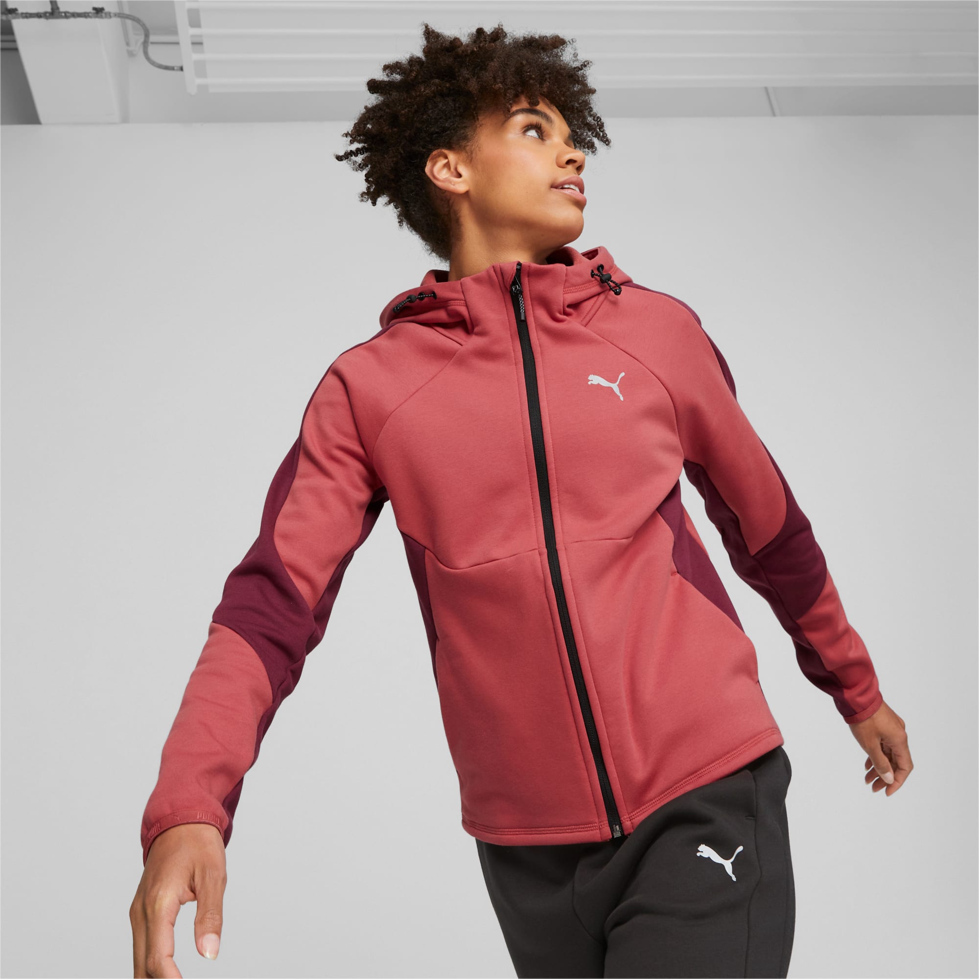 Puma evostripe hoodie womens top