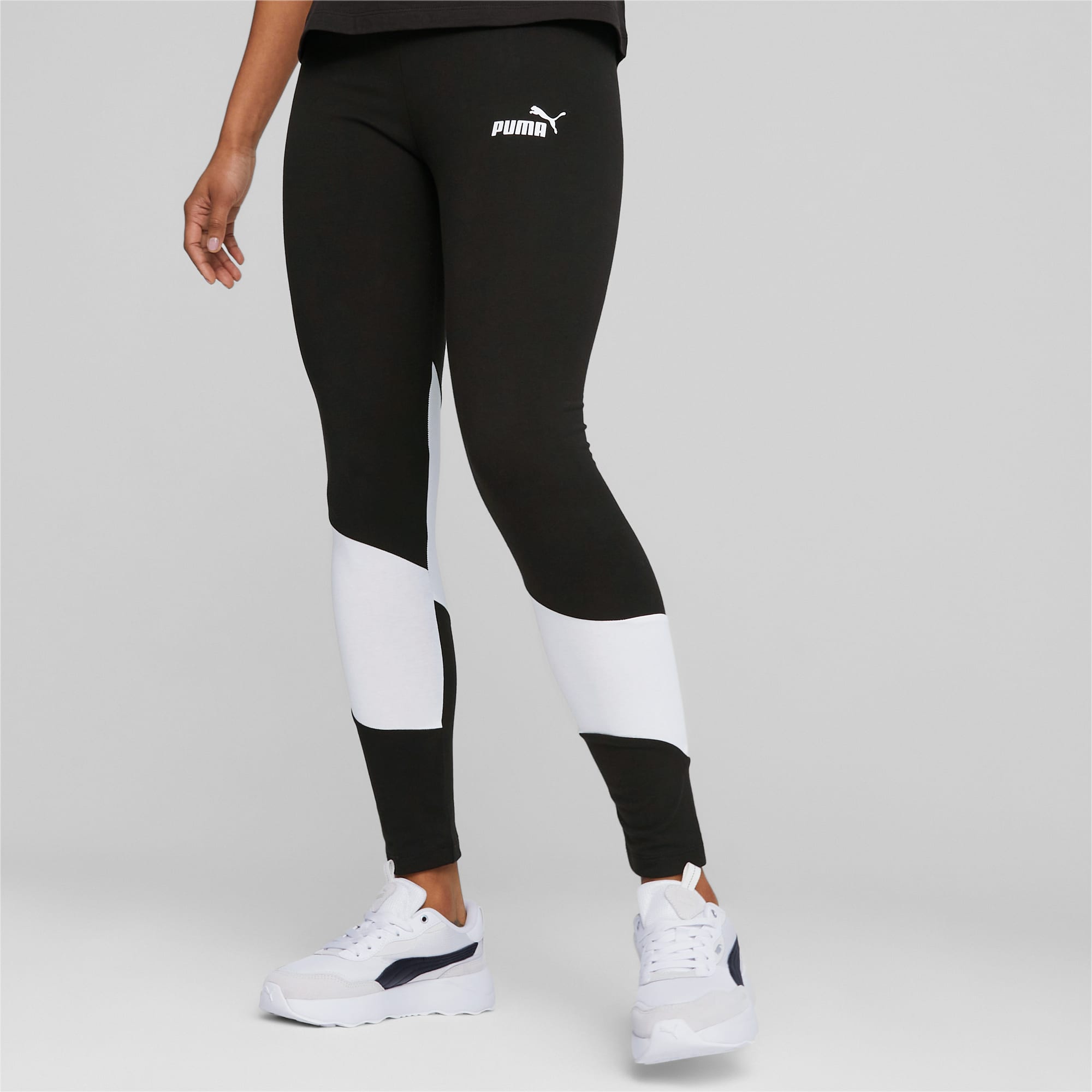 Puma leggings black and white clearance