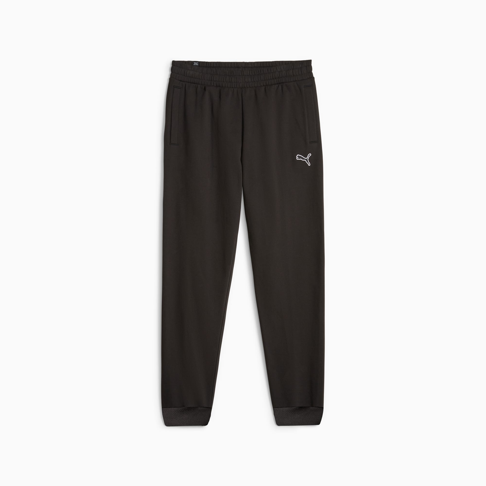 Puma black joggers mens online