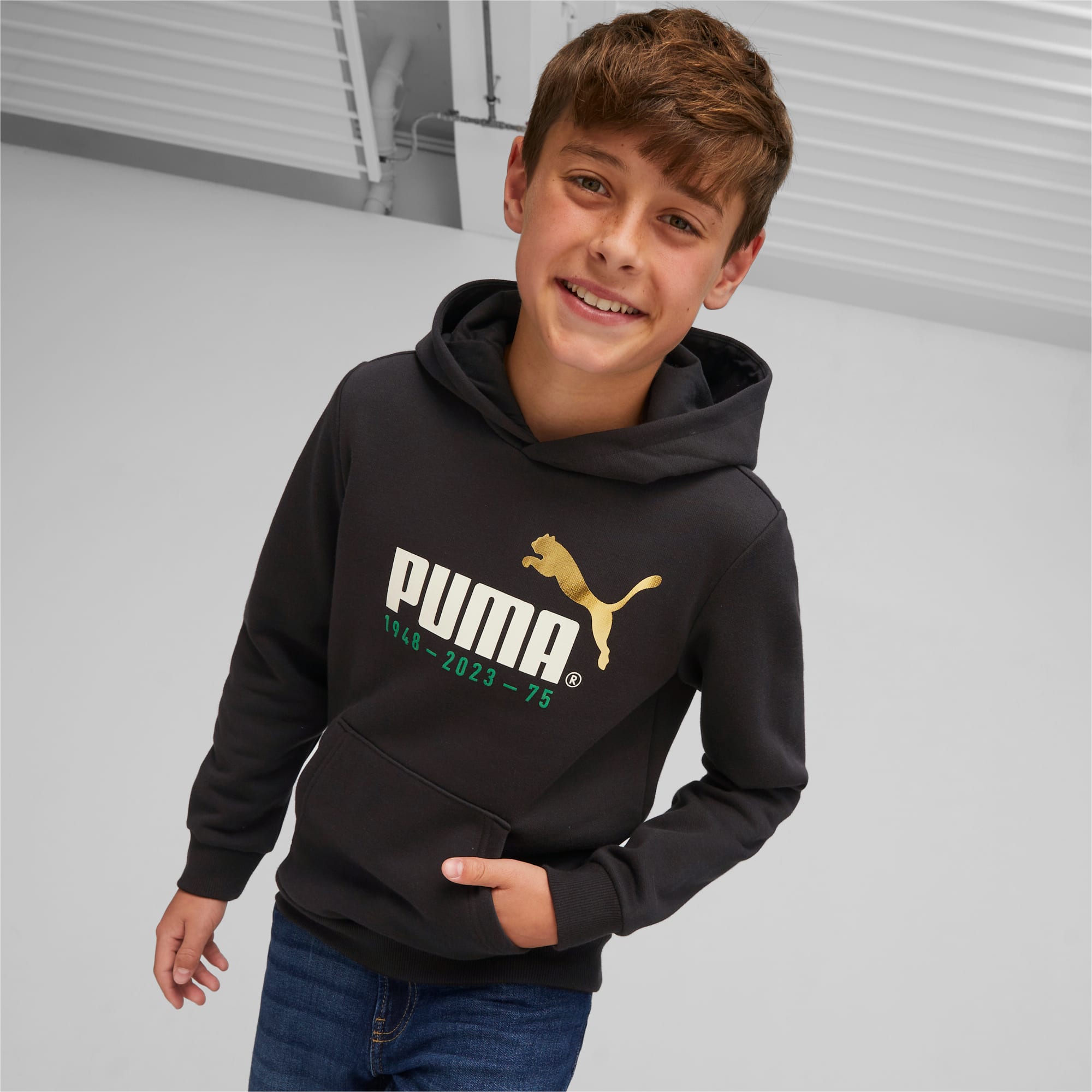Puma boys hoodie best sale