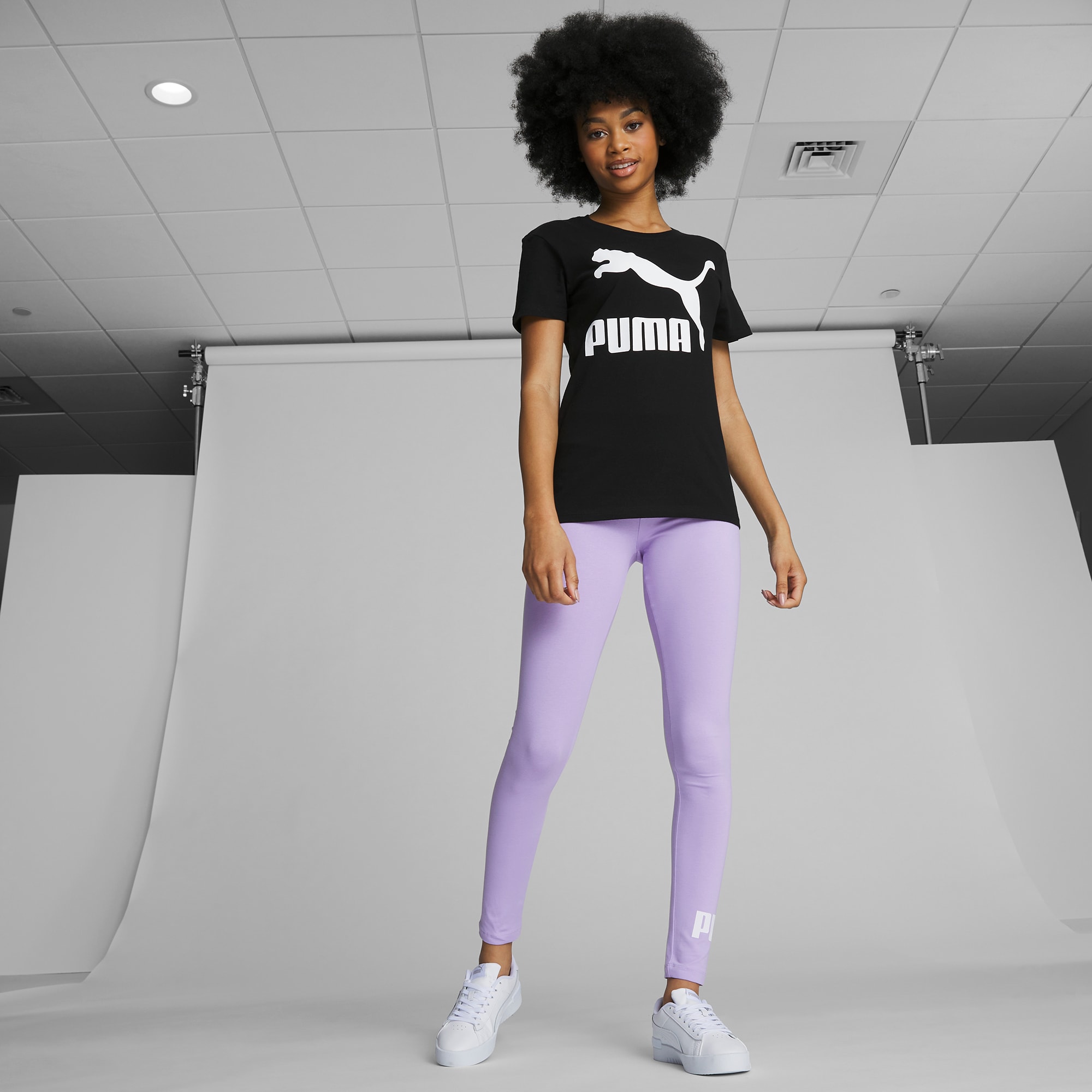 Essentials Women's Logo Leggings | PUMA