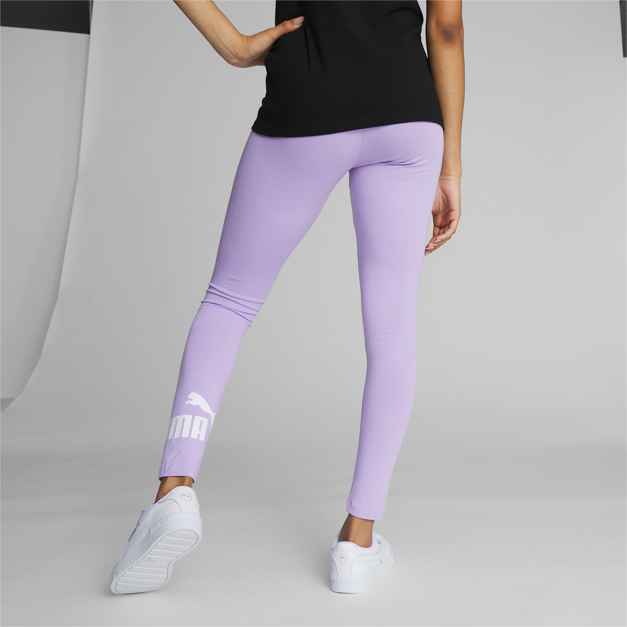 Puma Women's Modern Sport Logo Leggings Pink Size X-Small