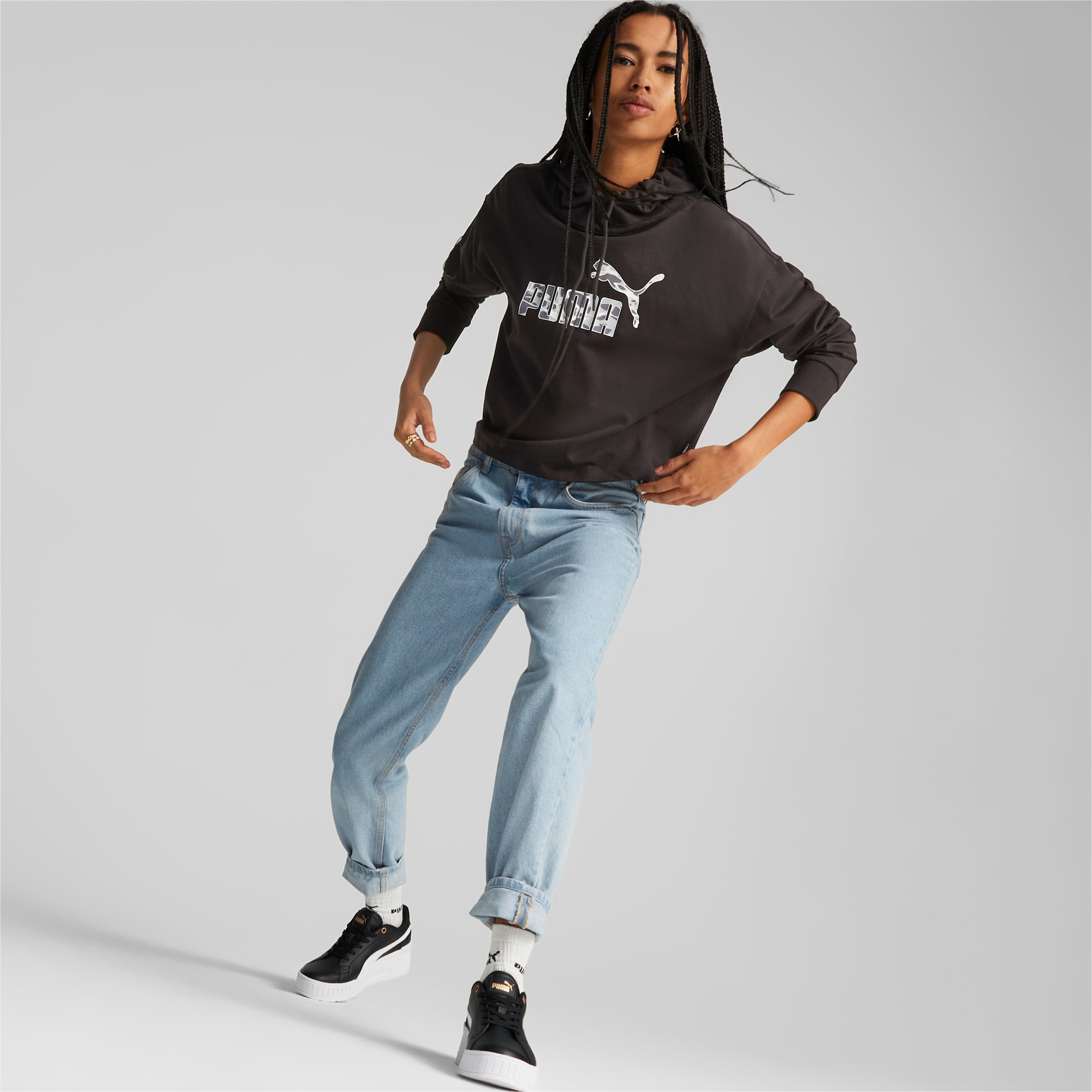 Puma cropped sweatshirt store