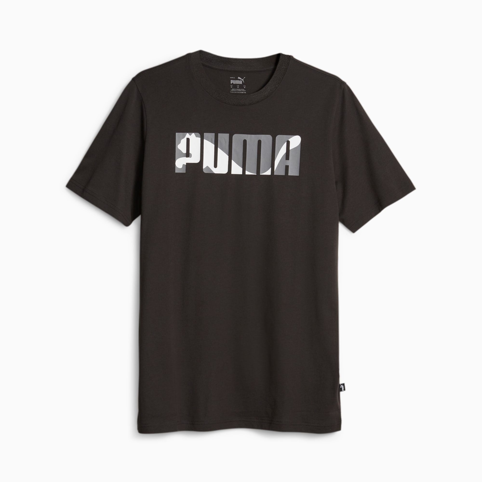 Puma black t shirt online
