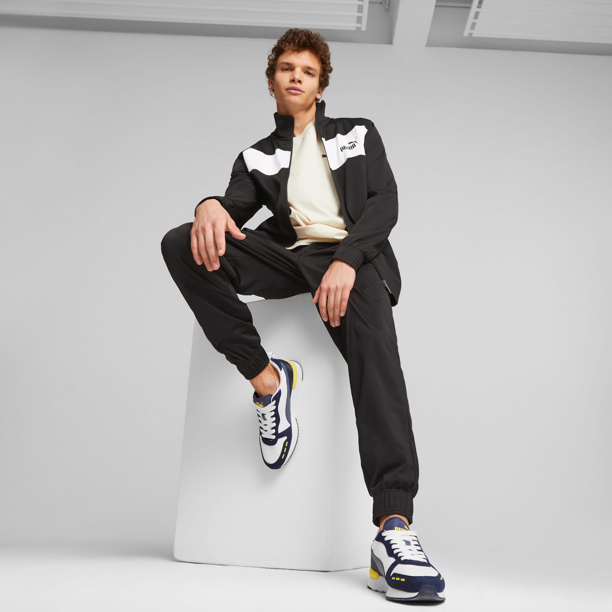Mens poly tracksuit on sale